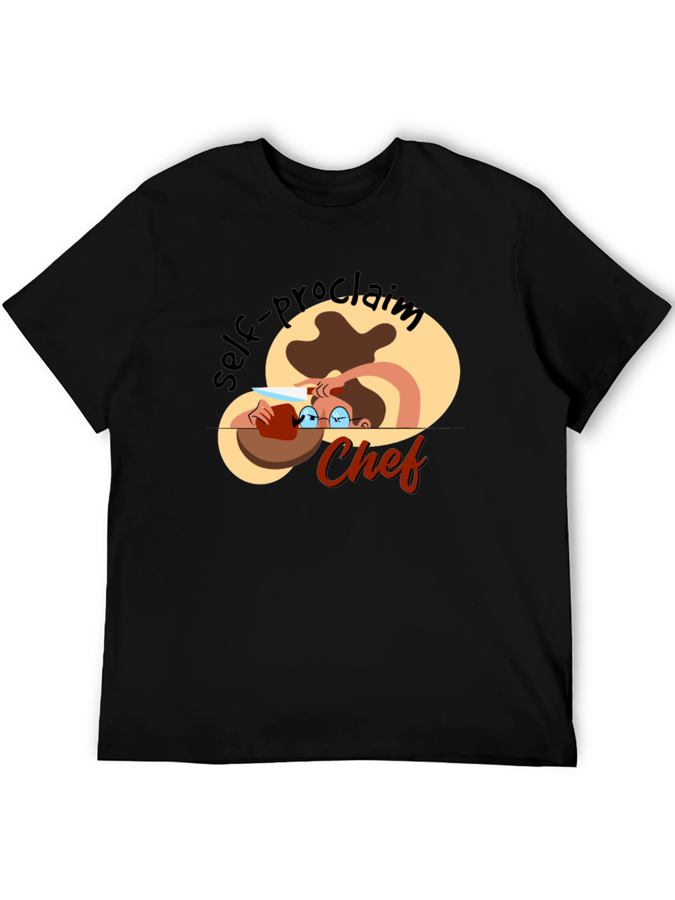 Self-Proclaimed Chef Black T-Shirt