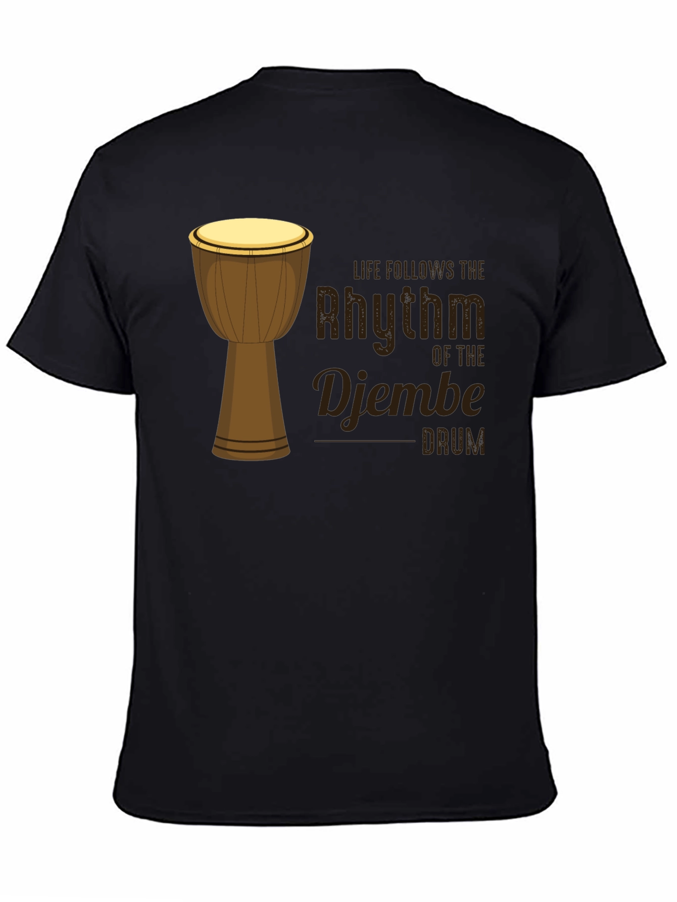 Rhythm of the Djembe Drum Graphic T-Shirt