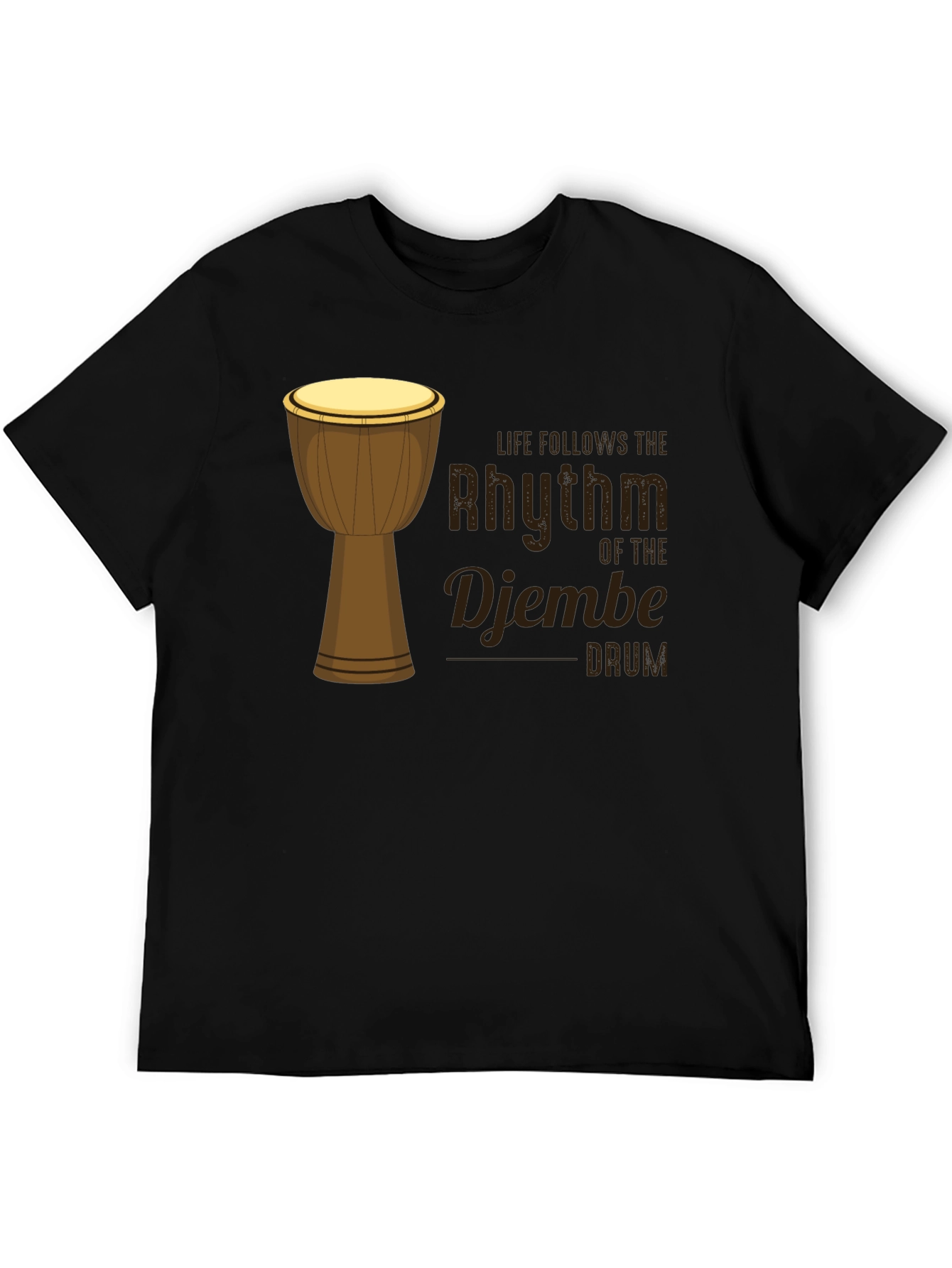 Rhythm of the Djembe Drum Graphic T-Shirt