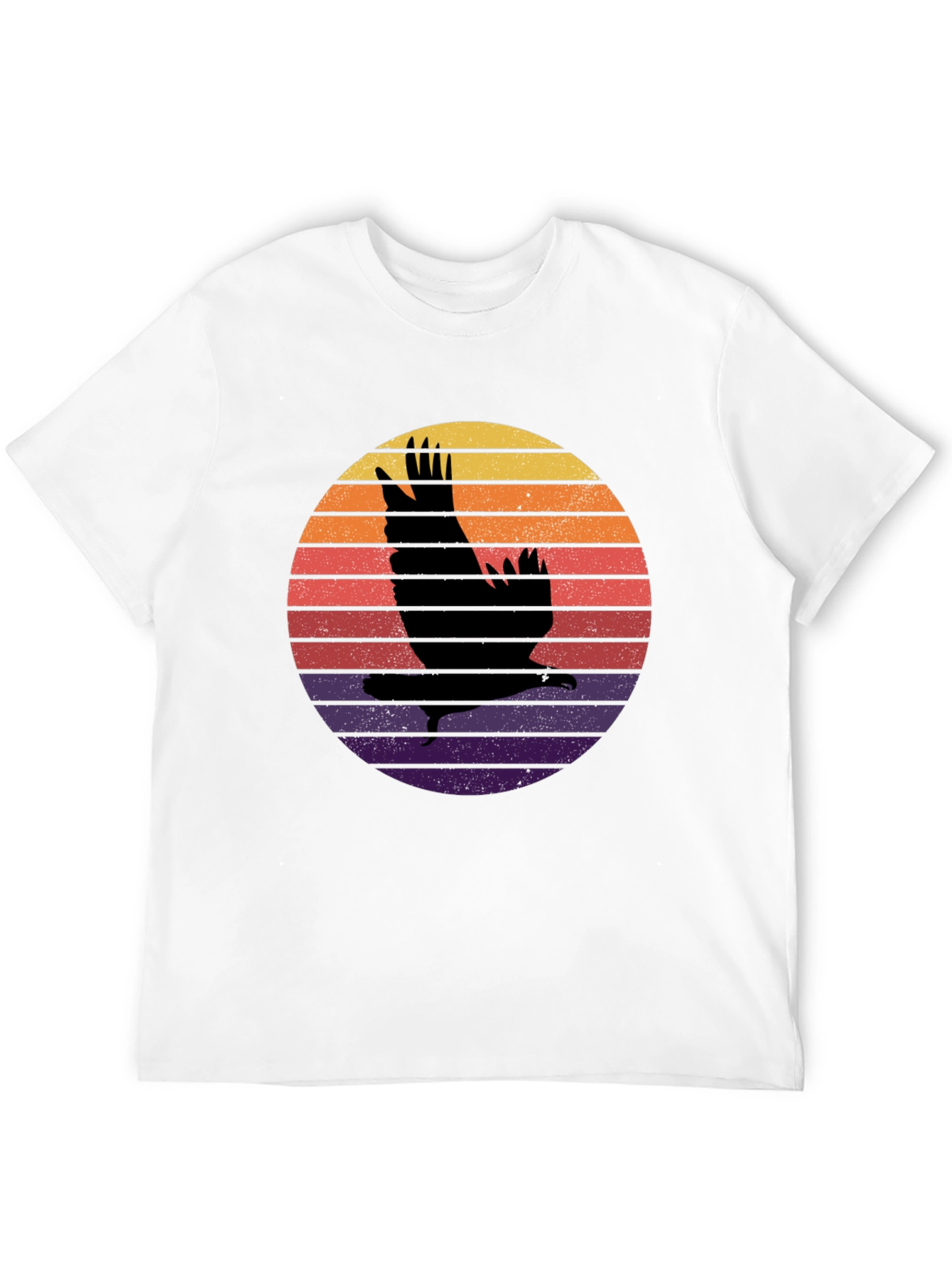 Eagle Sunset Graphic T-Shirt