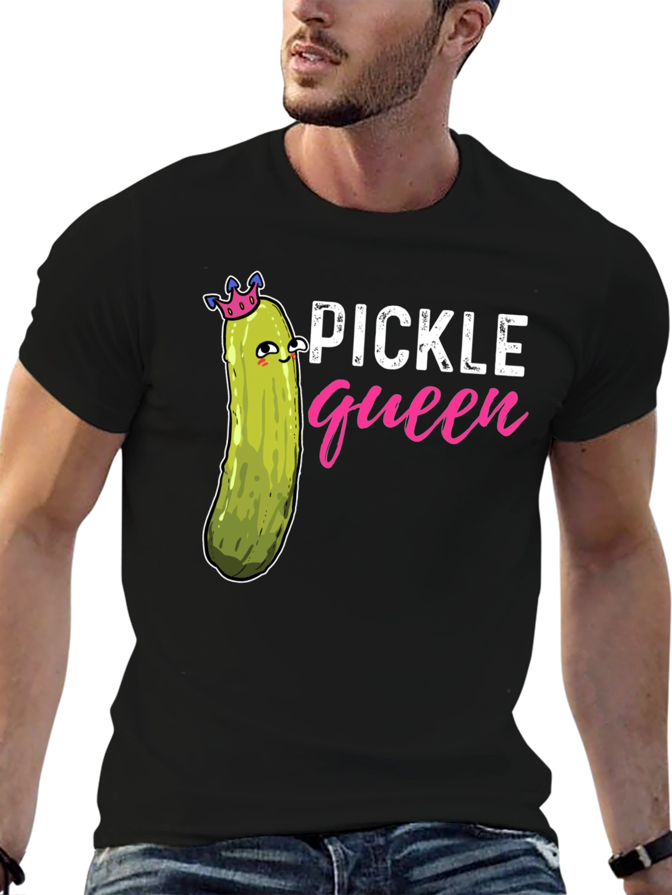 Pickle Queen Black Graphic T-Shirt