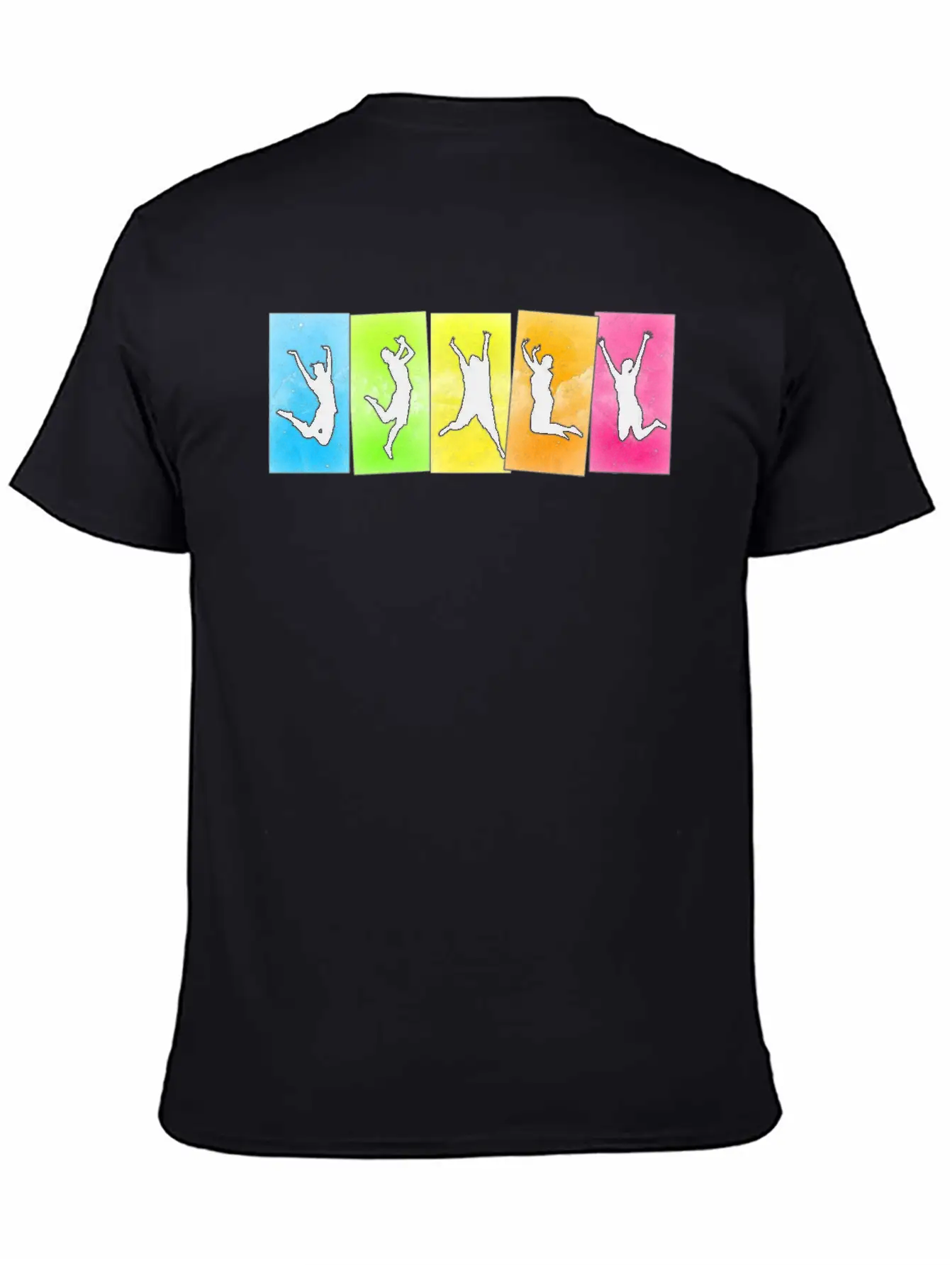 Jump For Joy Unisex Short Sleeve Soft Cotton T-Shirt – Casual Everyday Wear