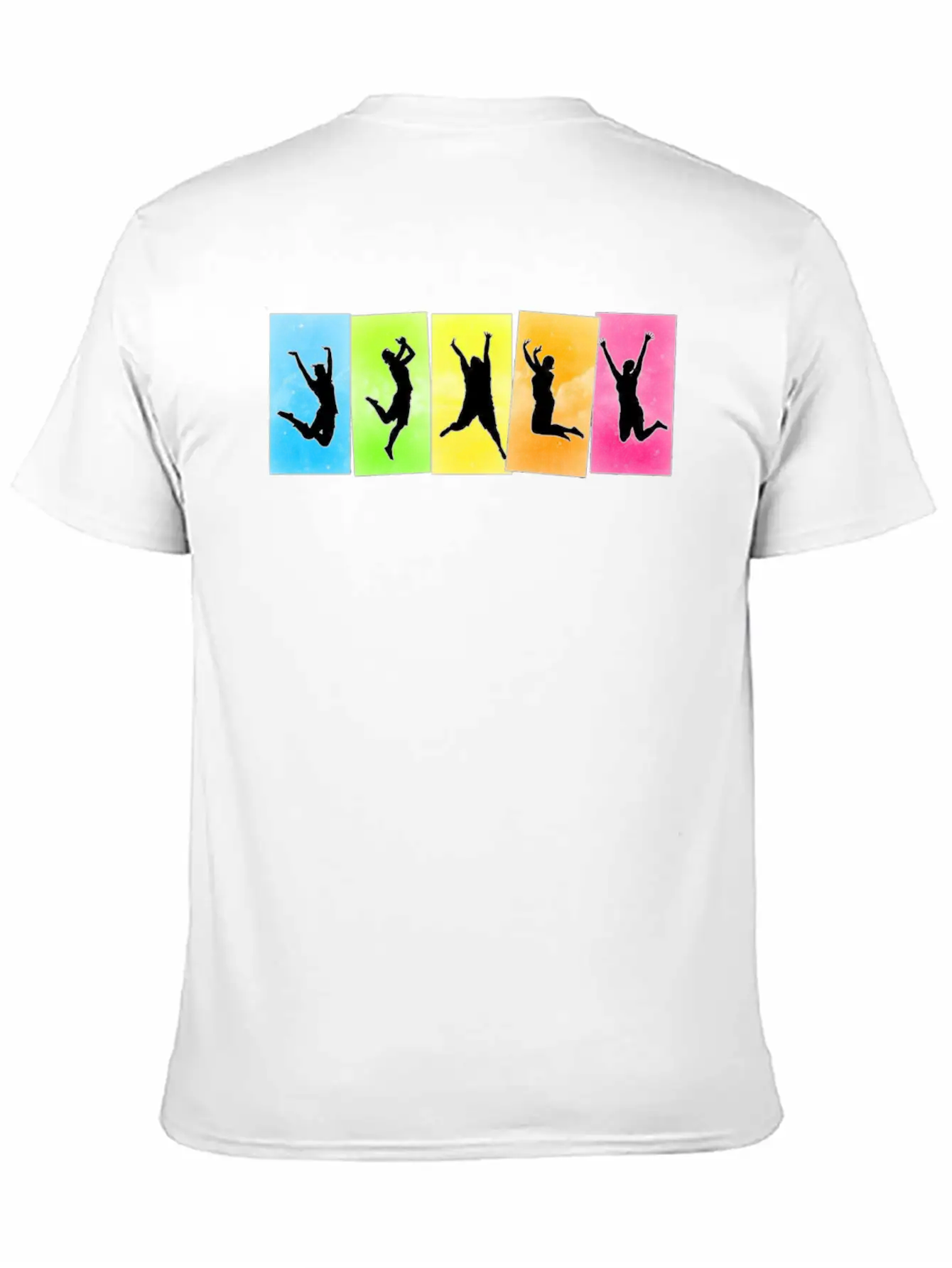 Jump For Joy Unisex Short Sleeve Soft Cotton T-Shirt – Casual Everyday Wear