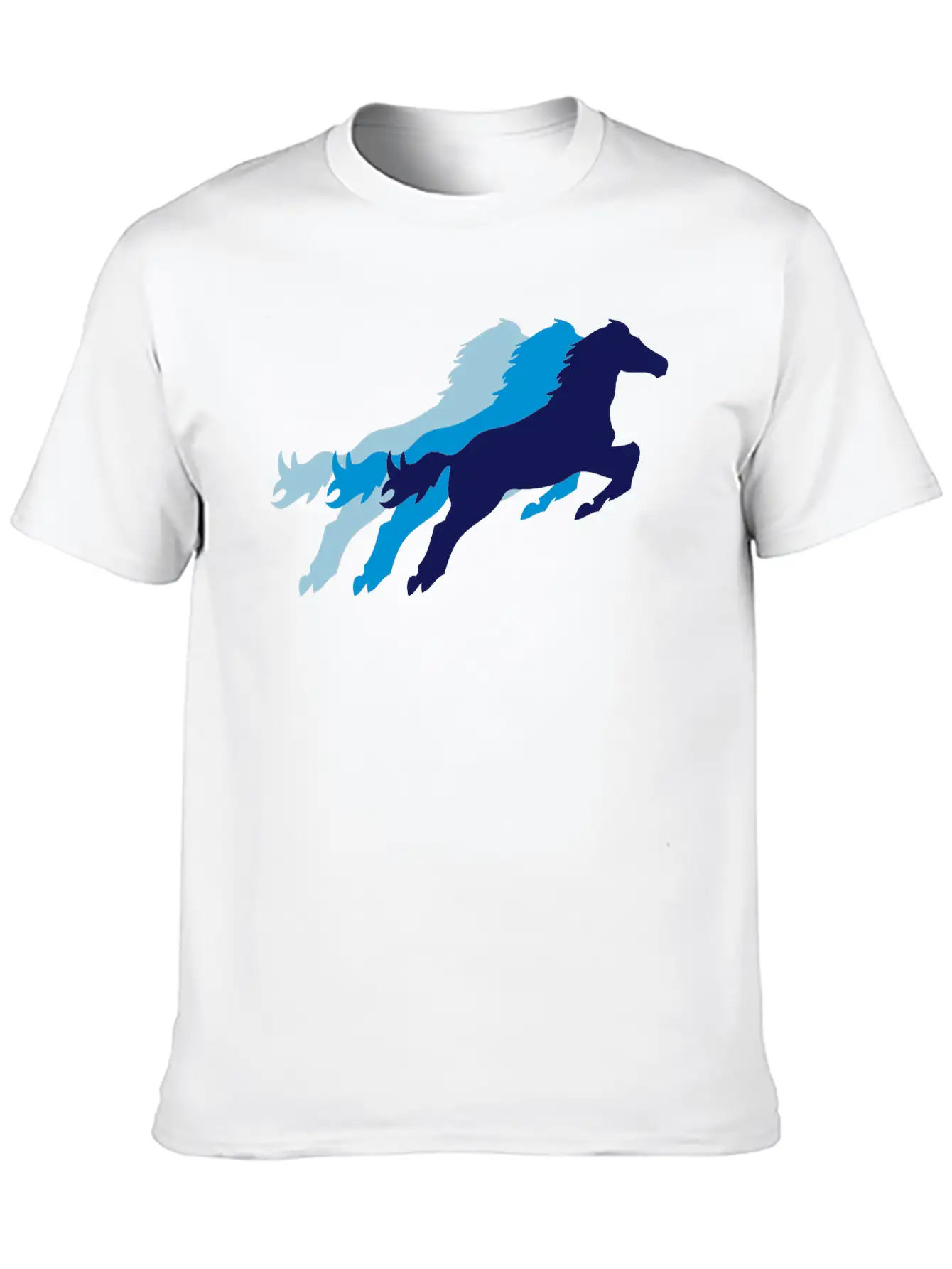 Jumping Horse Timeless Short Sleeve Tee – Comfy And Minimalist Design