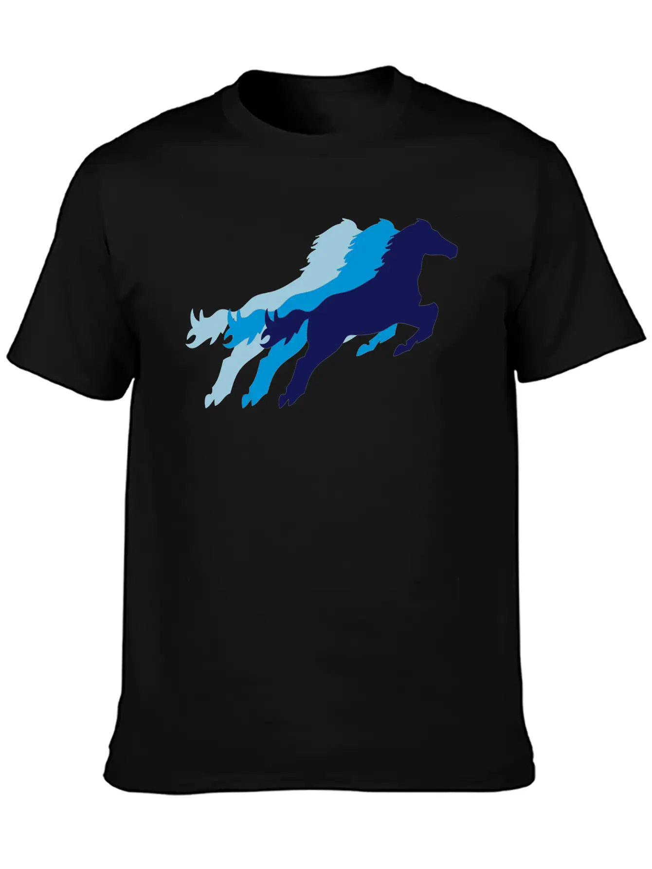 Jumping Horse Timeless Short Sleeve Tee – Comfy And Minimalist Design