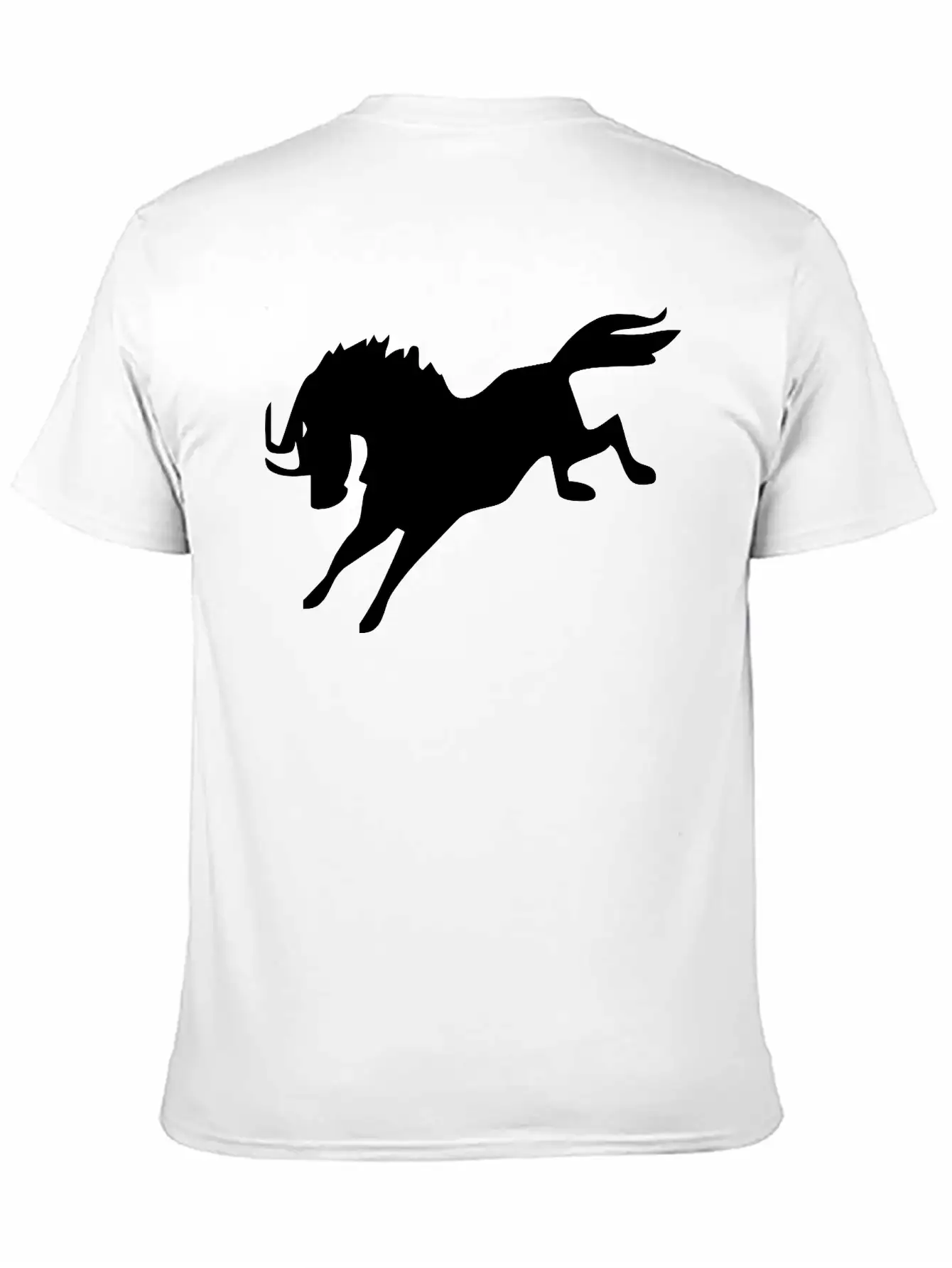 Jumping Horse Unisex Short Sleeve Soft Cotton T-Shirt – Casual Everyday Wear