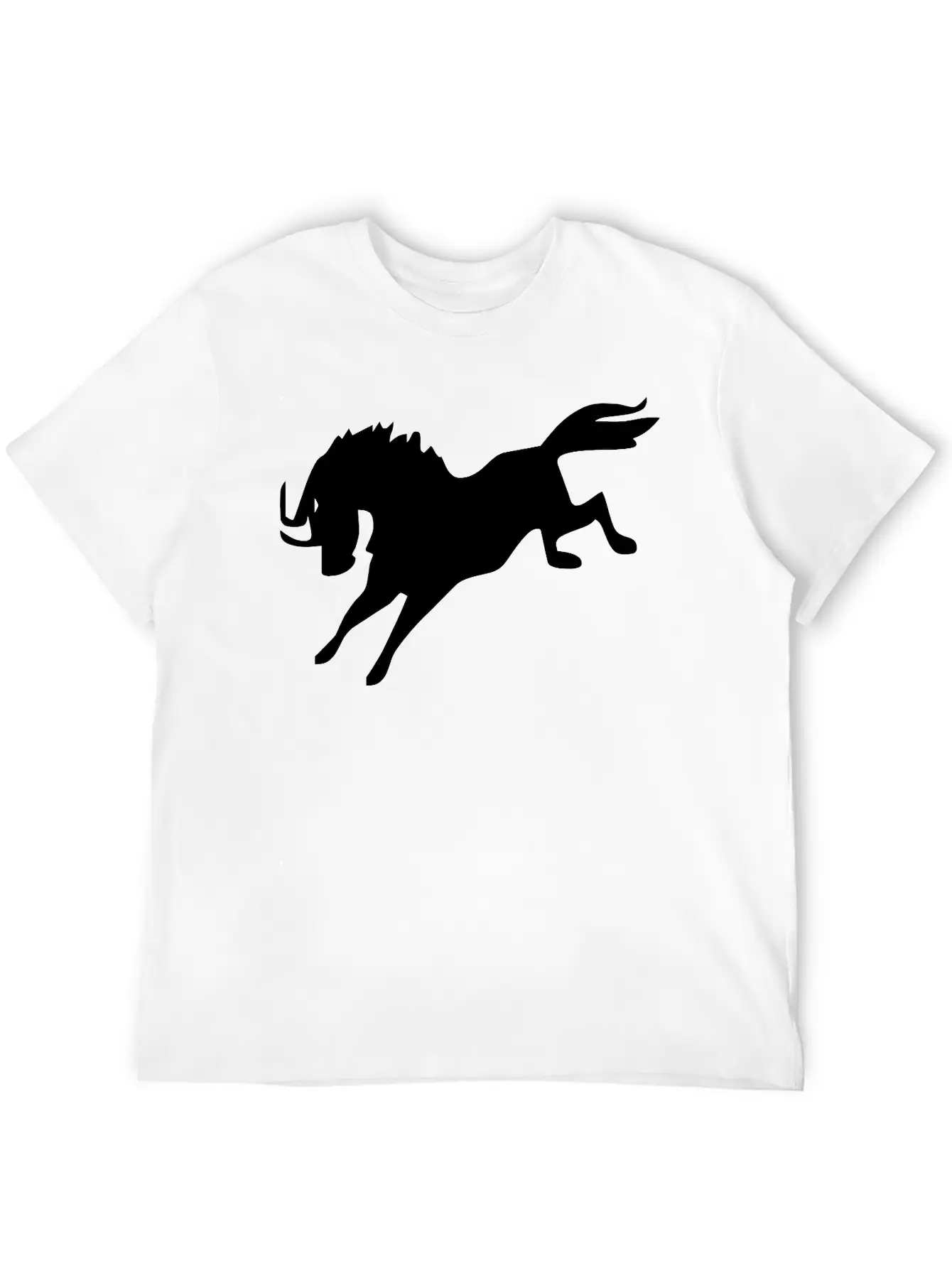 Jumping Horse Unisex Short Sleeve Soft Cotton T-Shirt – Casual Everyday Wear