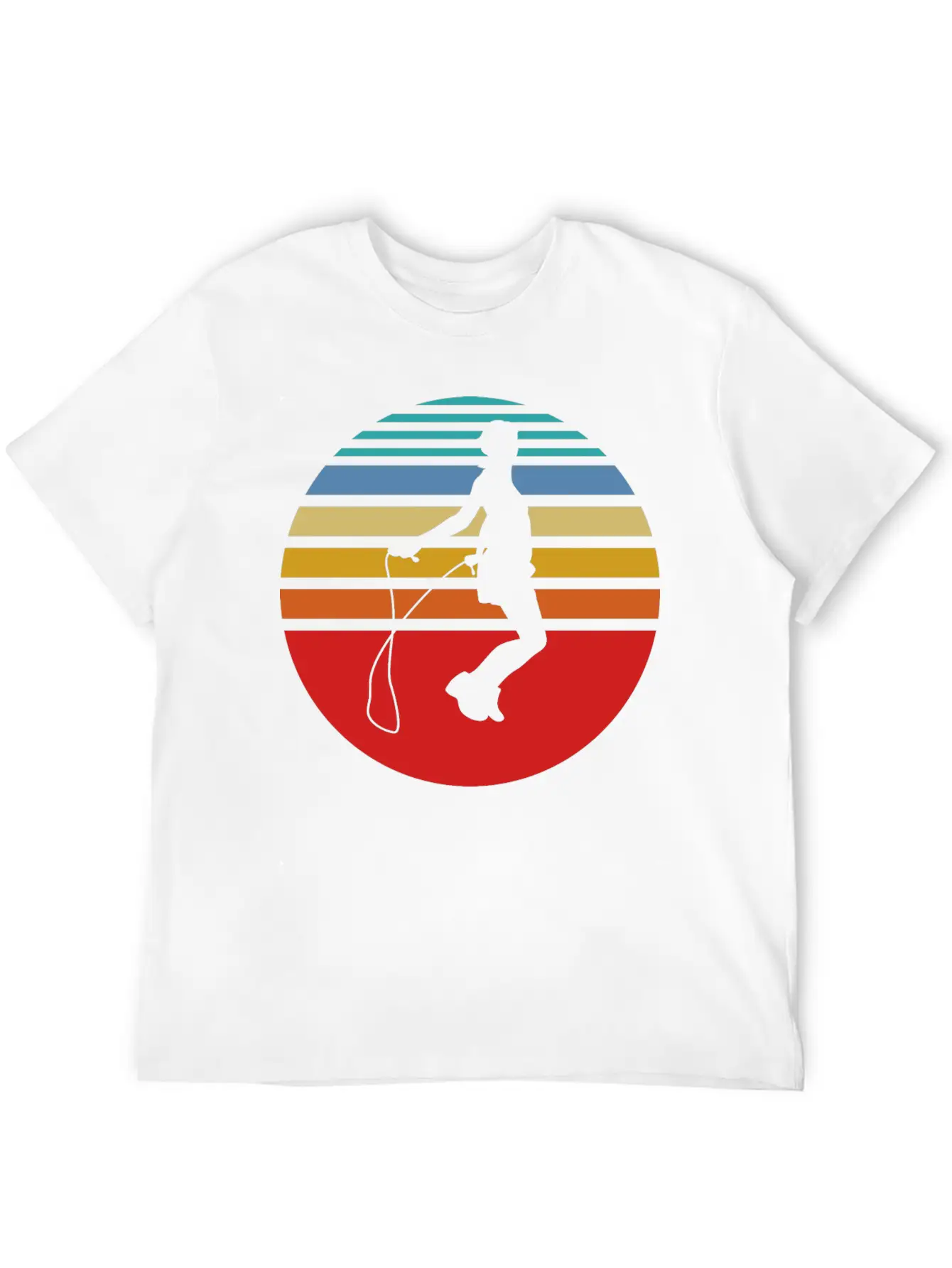 Jumping Rope Exercise Hobby Gift Unisex Short Sleeve Soft Cotton T-Shirt – Casual Everyday Wear
