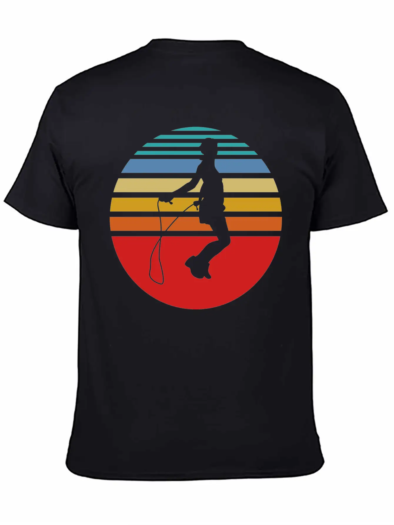 Jumping Rope Exercise Hobby Gift Unisex Short Sleeve Soft Cotton T-Shirt – Casual Everyday Wear