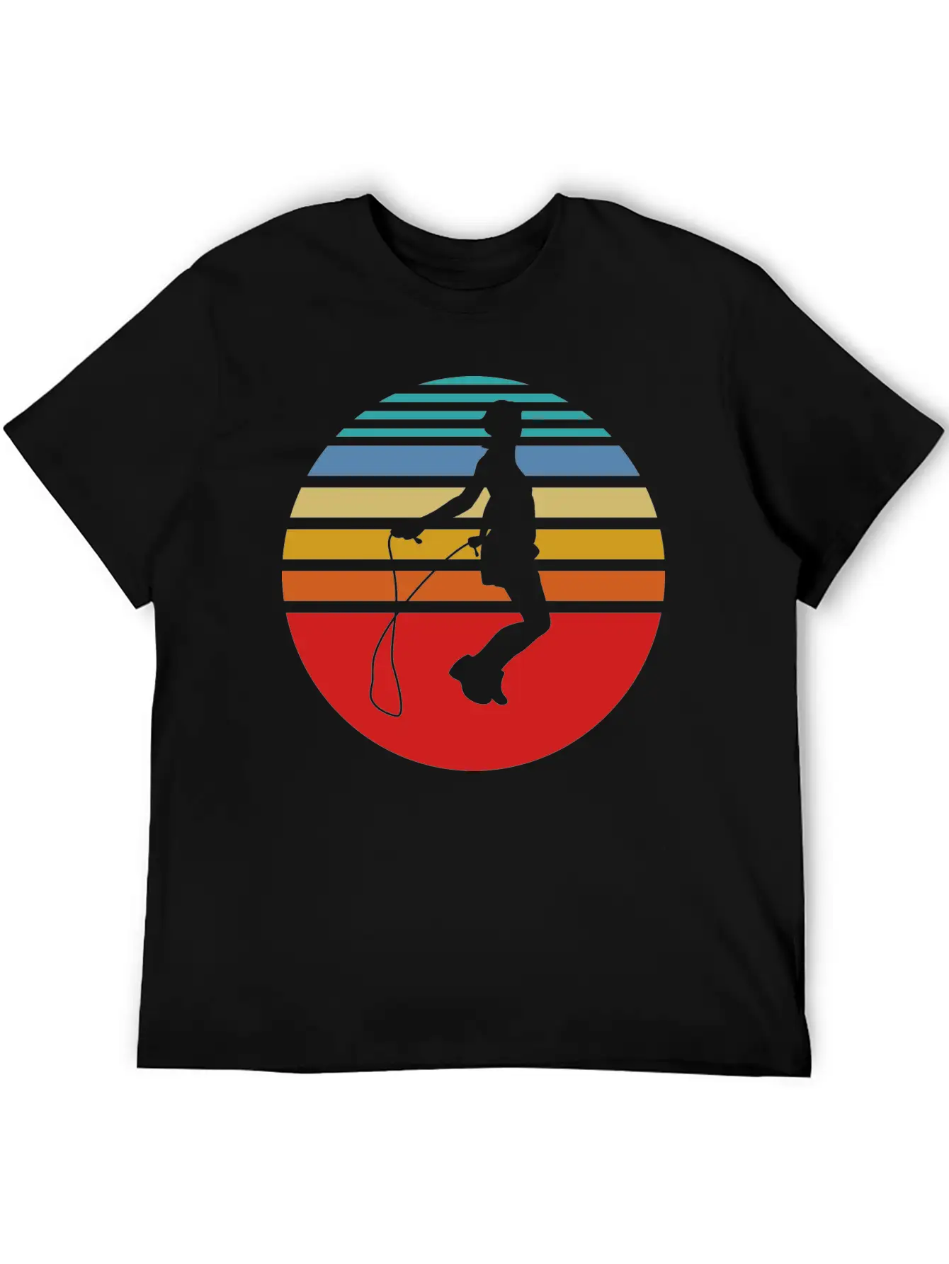 Jumping Rope Exercise Hobby Gift Unisex Short Sleeve Soft Cotton T-Shirt – Casual Everyday Wear