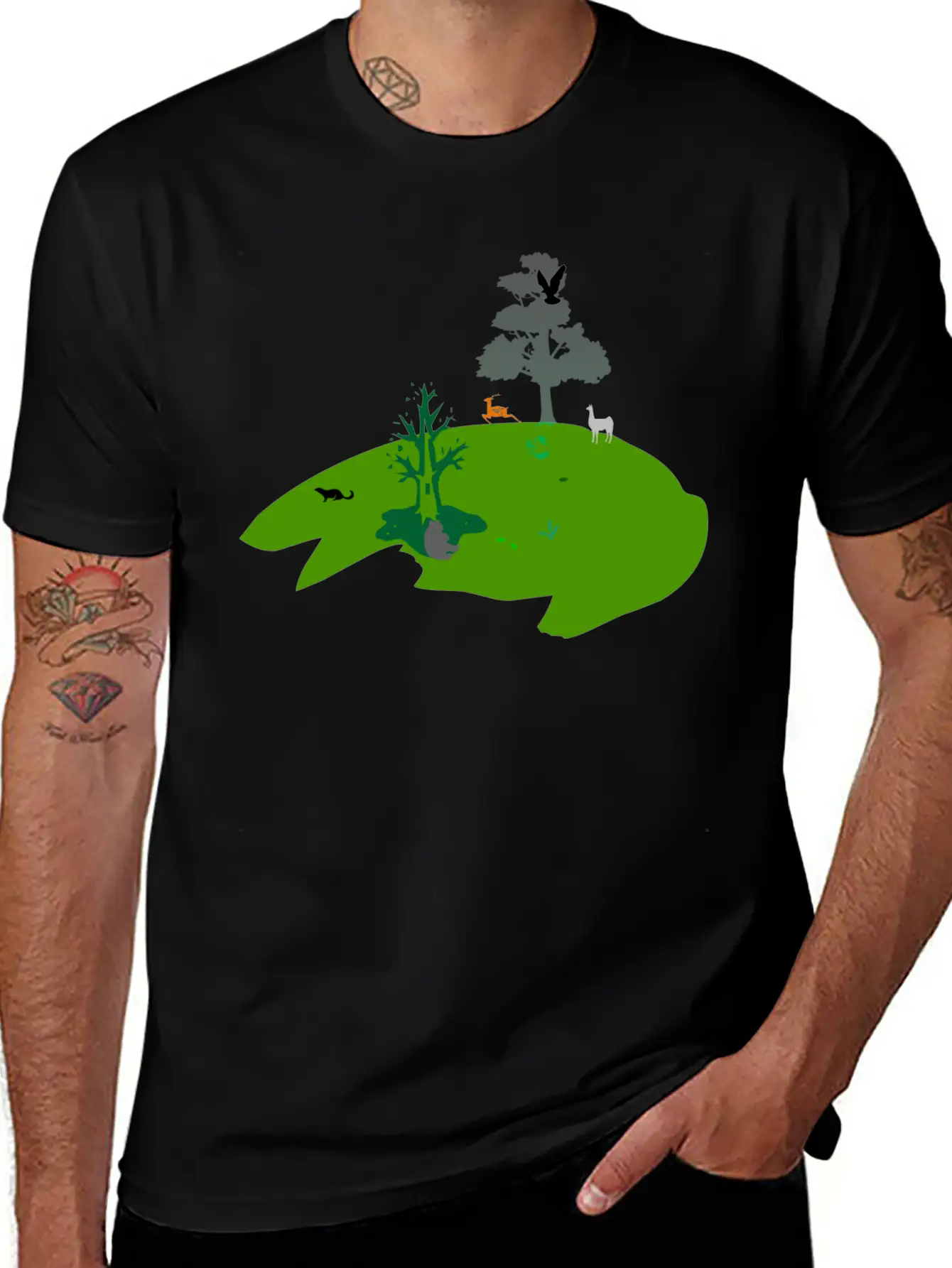 Jungle Stylish Everyday T-Shirt – Unisex Basic Cotton Tee