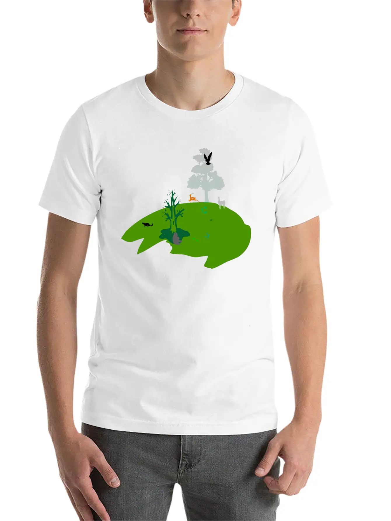 Jungle Stylish Everyday T-Shirt – Unisex Basic Cotton Tee