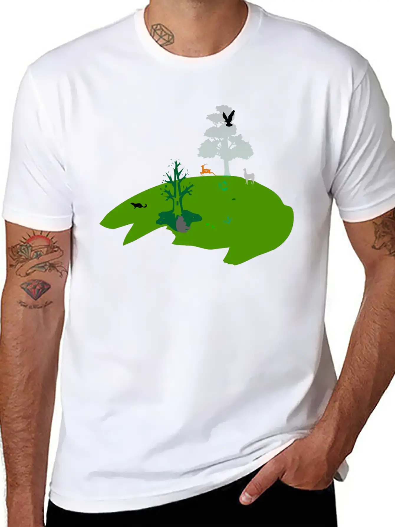 Jungle Stylish Everyday T-Shirt – Unisex Basic Cotton Tee