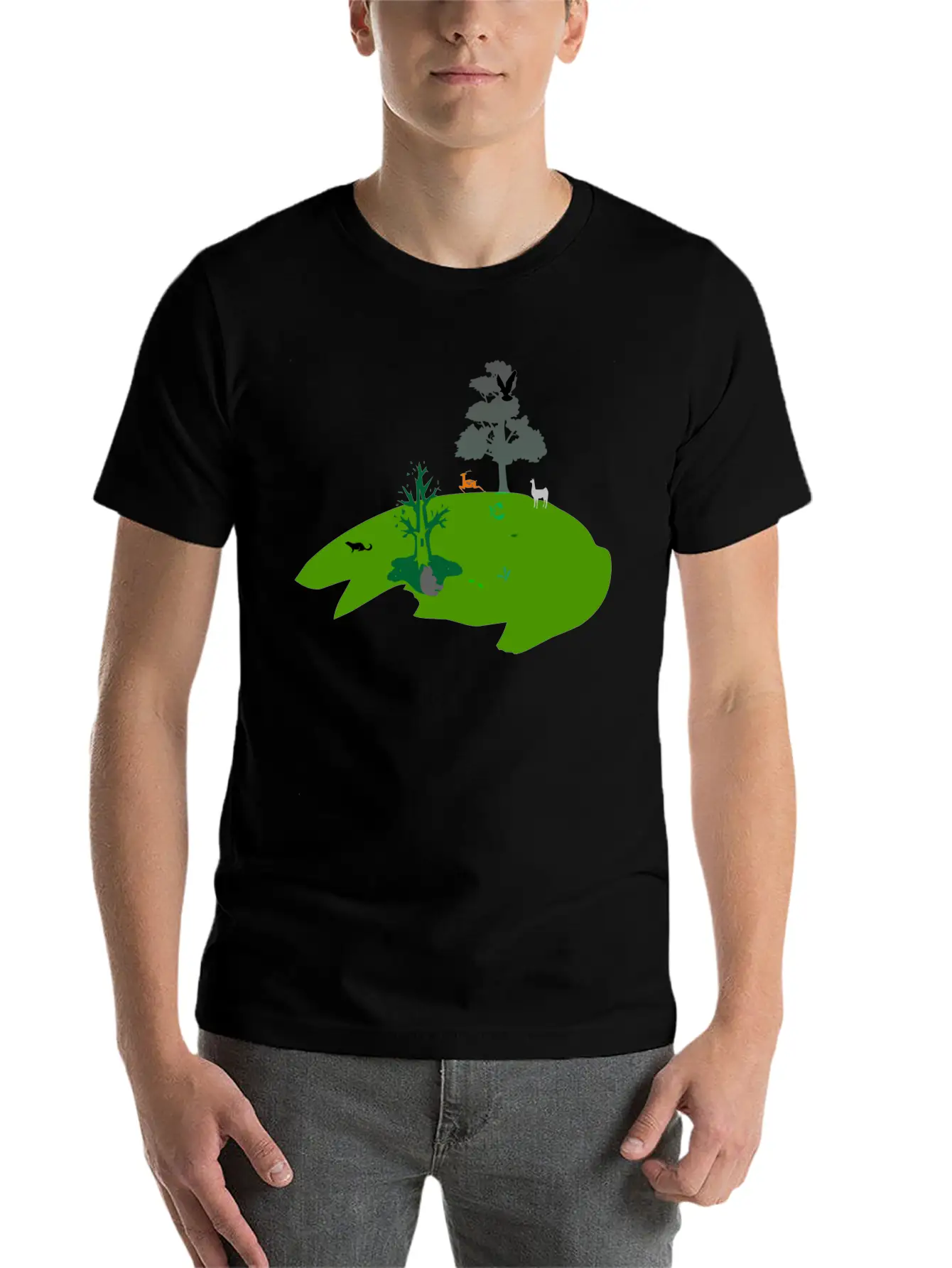Jungle Stylish Everyday T-Shirt – Unisex Basic Cotton Tee