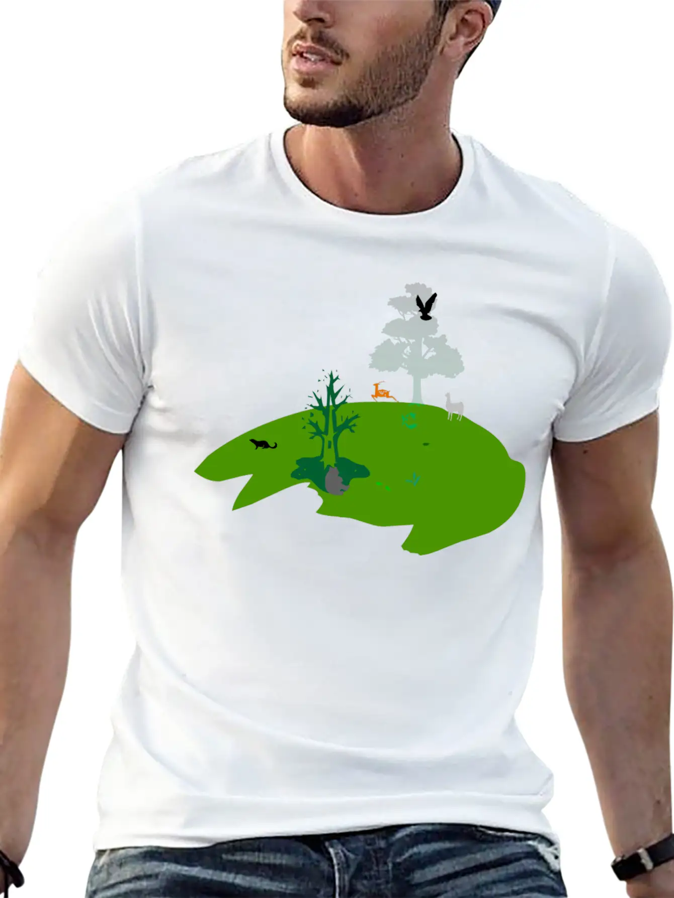 Jungle Stylish Everyday T-Shirt – Unisex Basic Cotton Tee