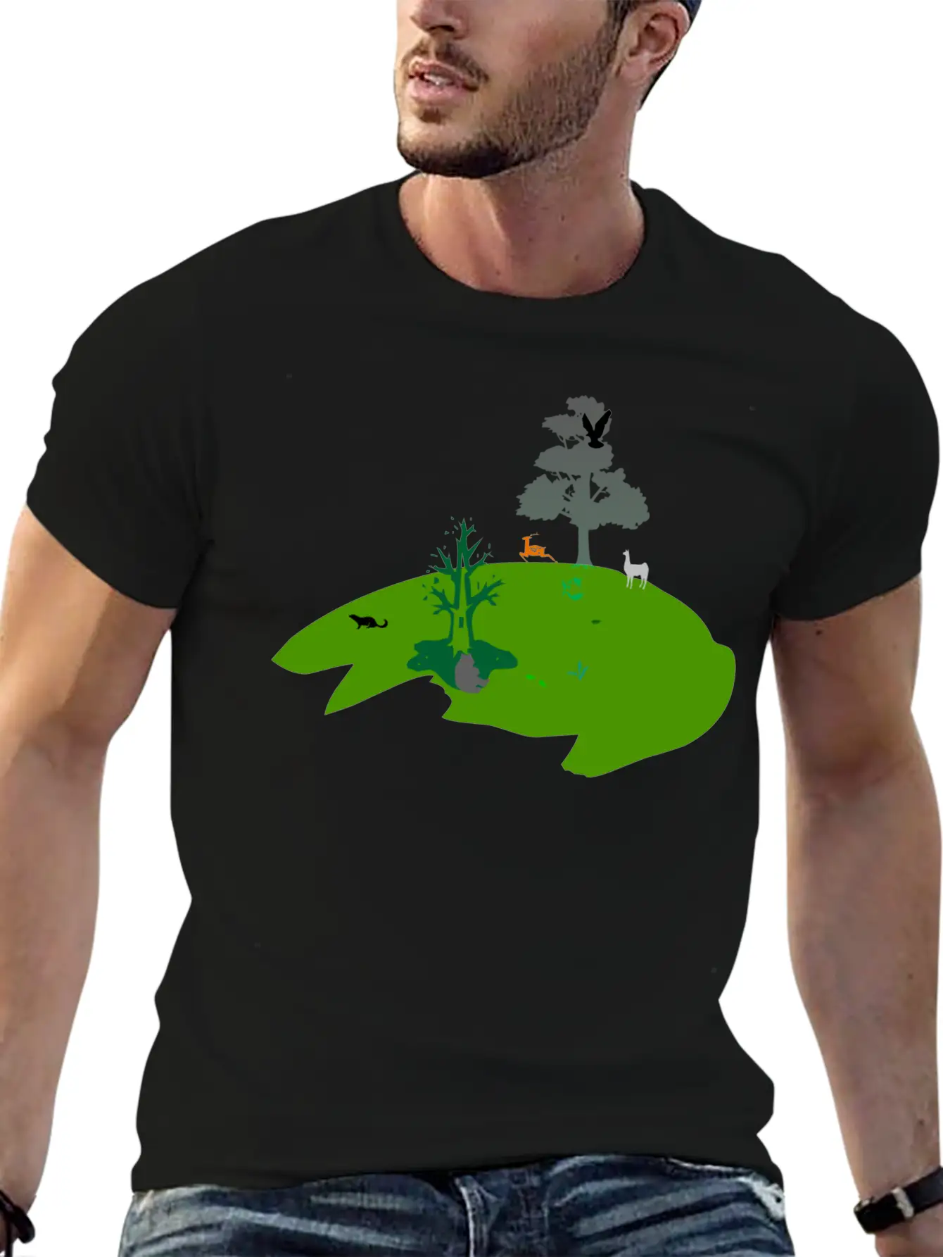 Jungle Stylish Everyday T-Shirt – Unisex Basic Cotton Tee