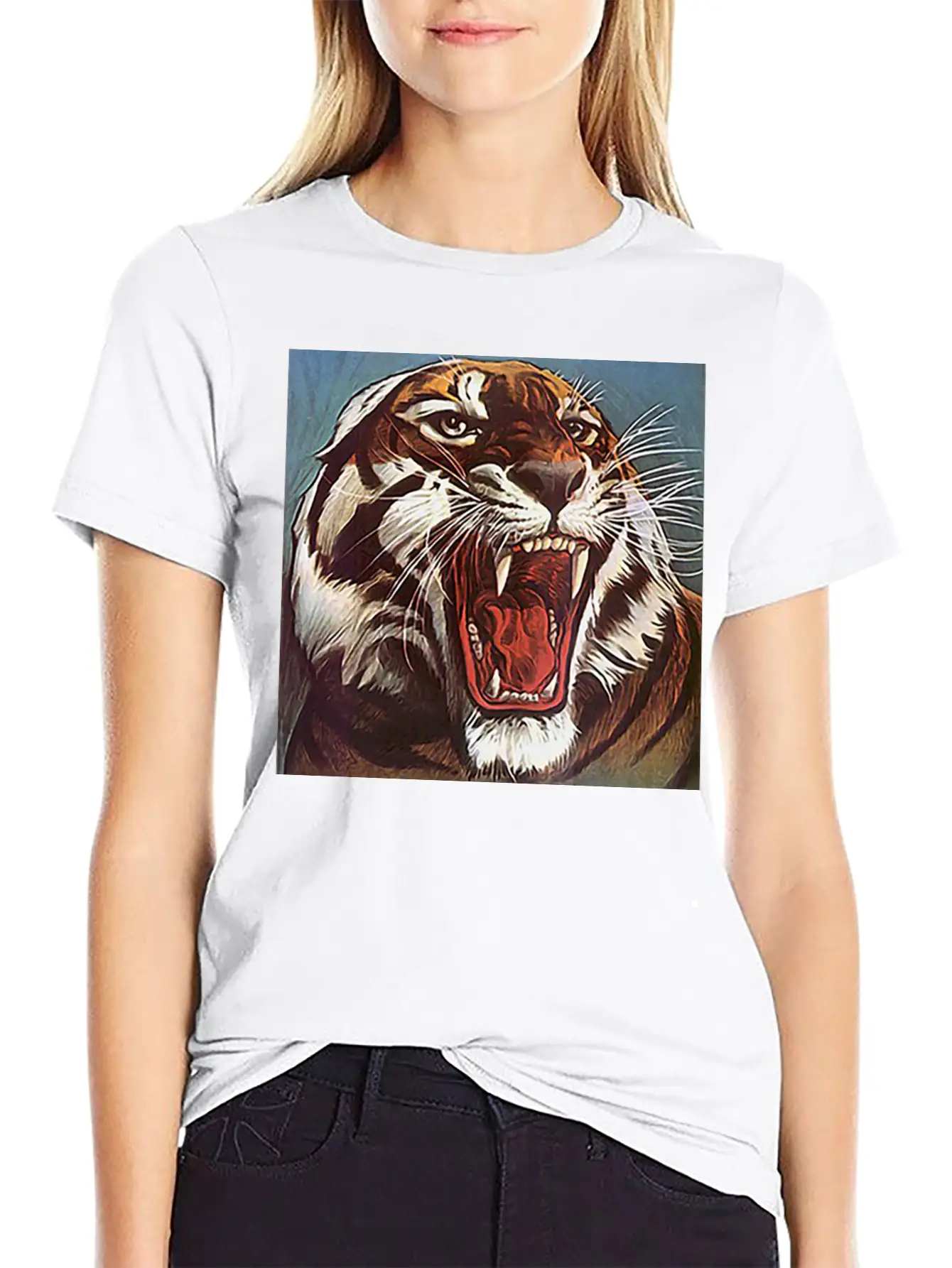 JUNGLECONTEST TIGER Essential Unisex Summer Tee – Soft Cotton Casual Fit