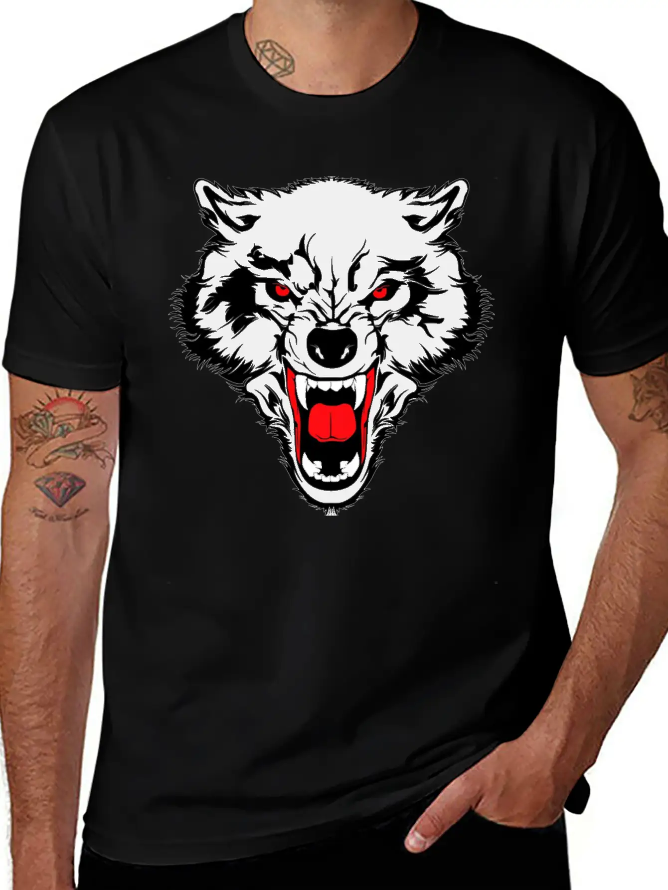 Just A Boy Who Loves Wolves T-Shirt, Cute Wolf Lov Unisex Casual T-Shirt – Clean Design For Daily Comfort
