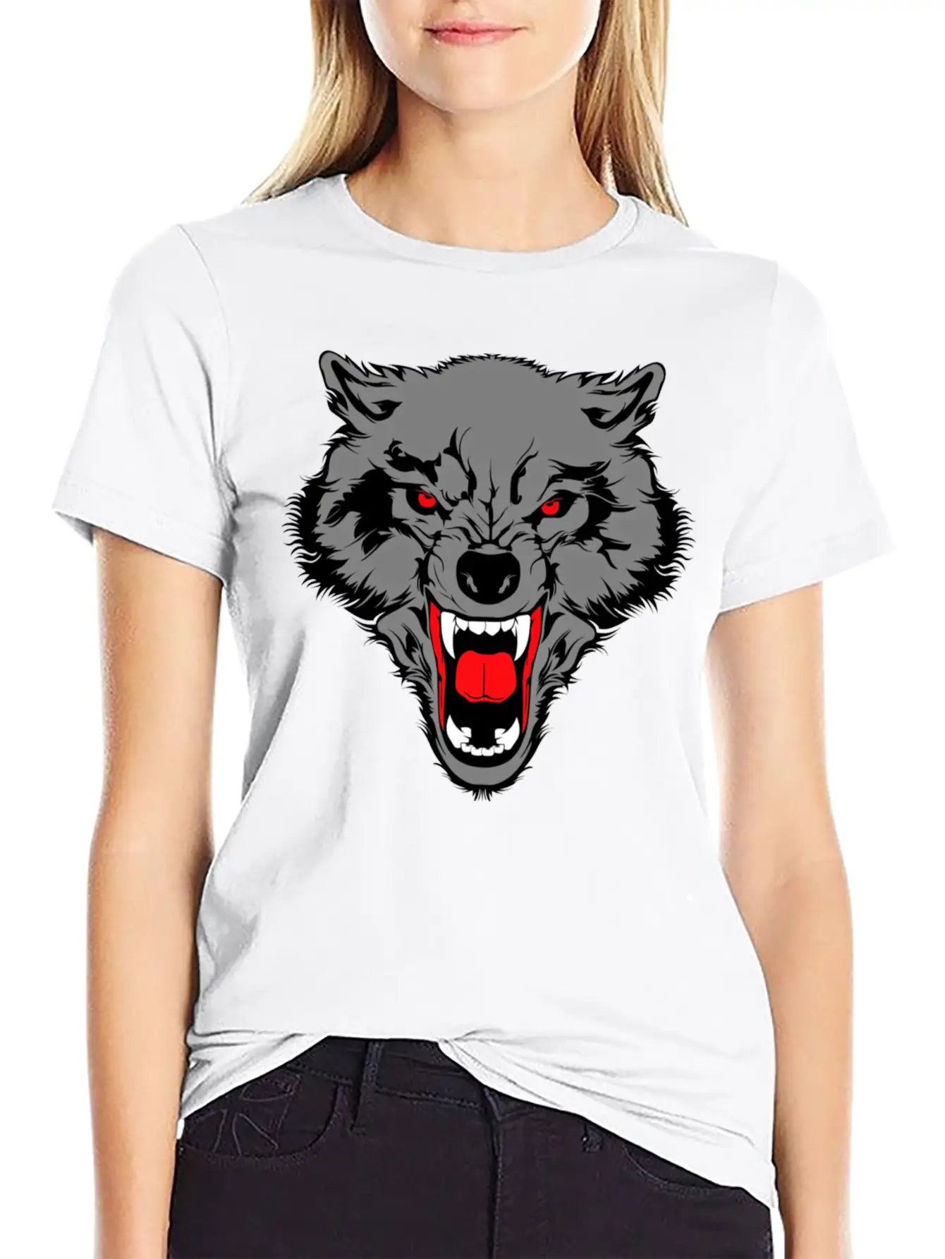 Just A Boy Who Loves Wolves T-Shirt, Cute Wolf Lov Unisex Casual T-Shirt – Clean Design For Daily Comfort