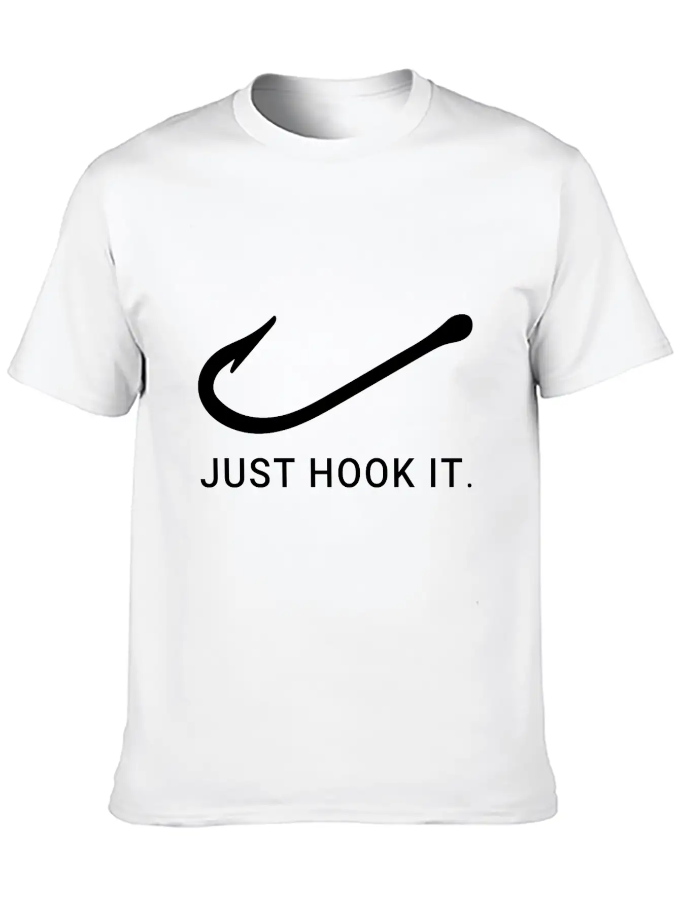 Just Hook It Fishing Basic Graphic T-Shirt – Daily Comfort In Soft Cotton