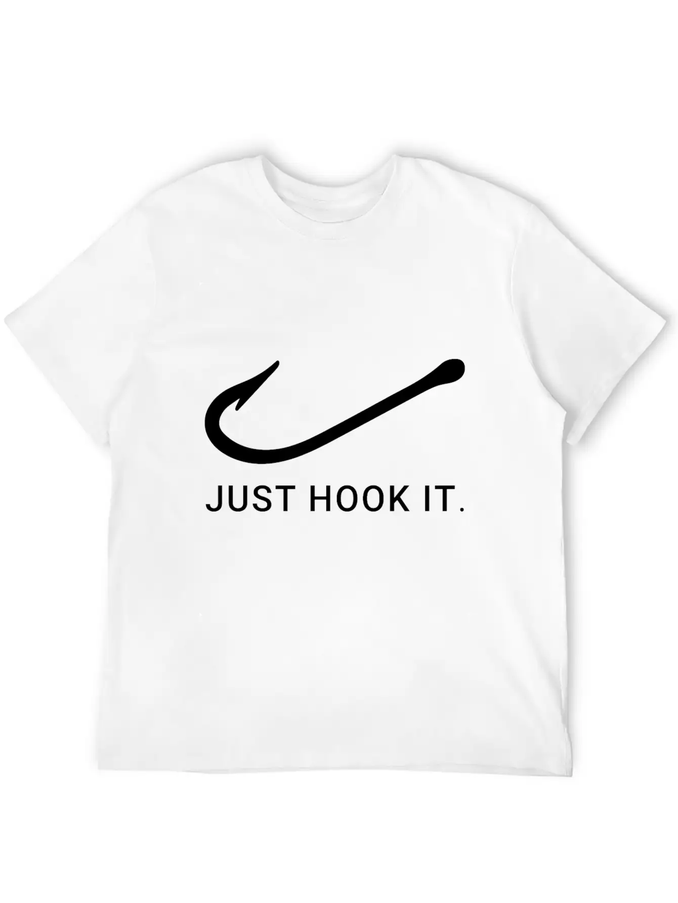 Just Hook It Fishing Basic Graphic T-Shirt – Daily Comfort In Soft Cotton