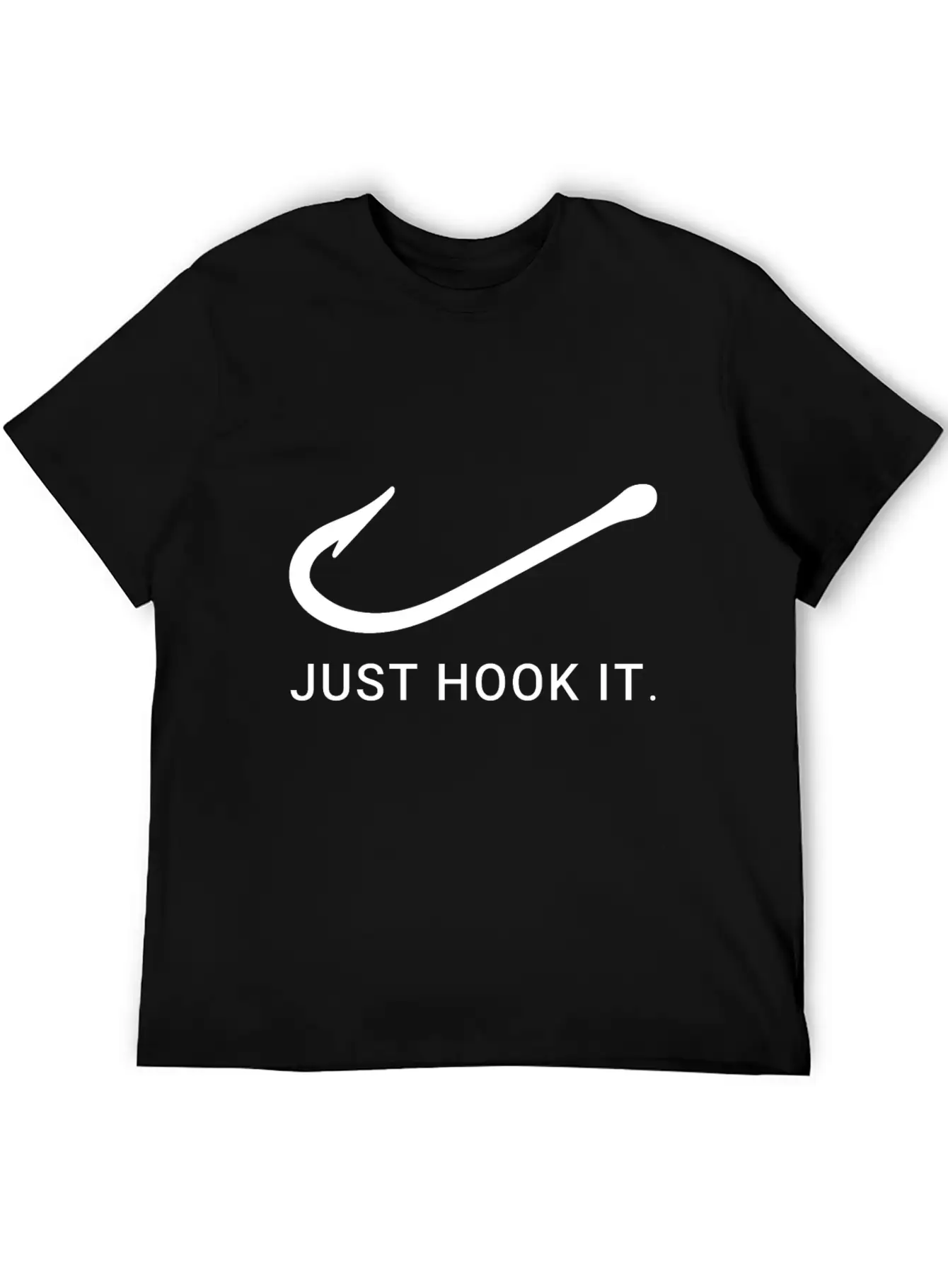 Just Hook It Fishing Basic Graphic T-Shirt – Daily Comfort In Soft Cotton