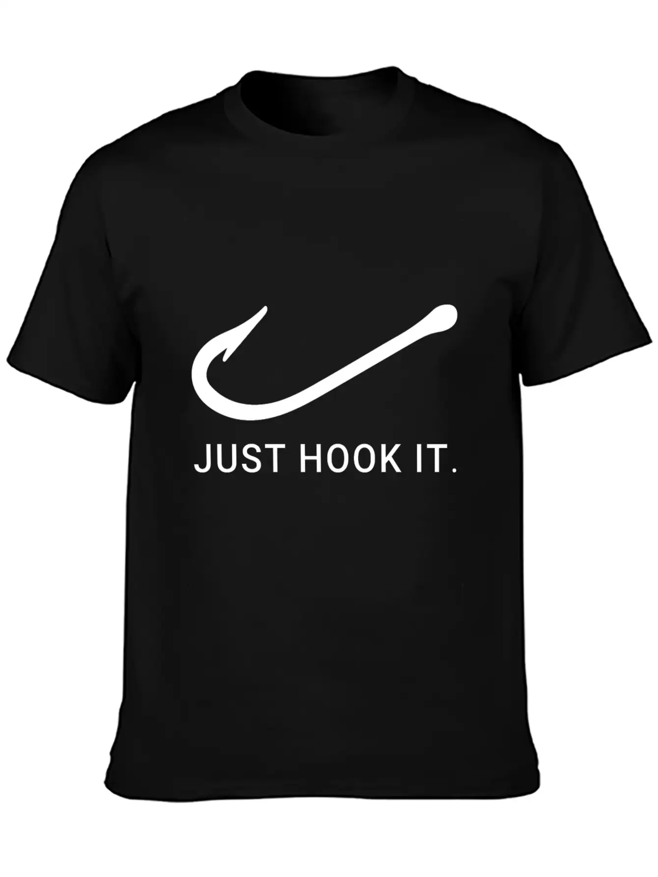 Just Hook It Fishing Basic Graphic T-Shirt – Daily Comfort In Soft Cotton