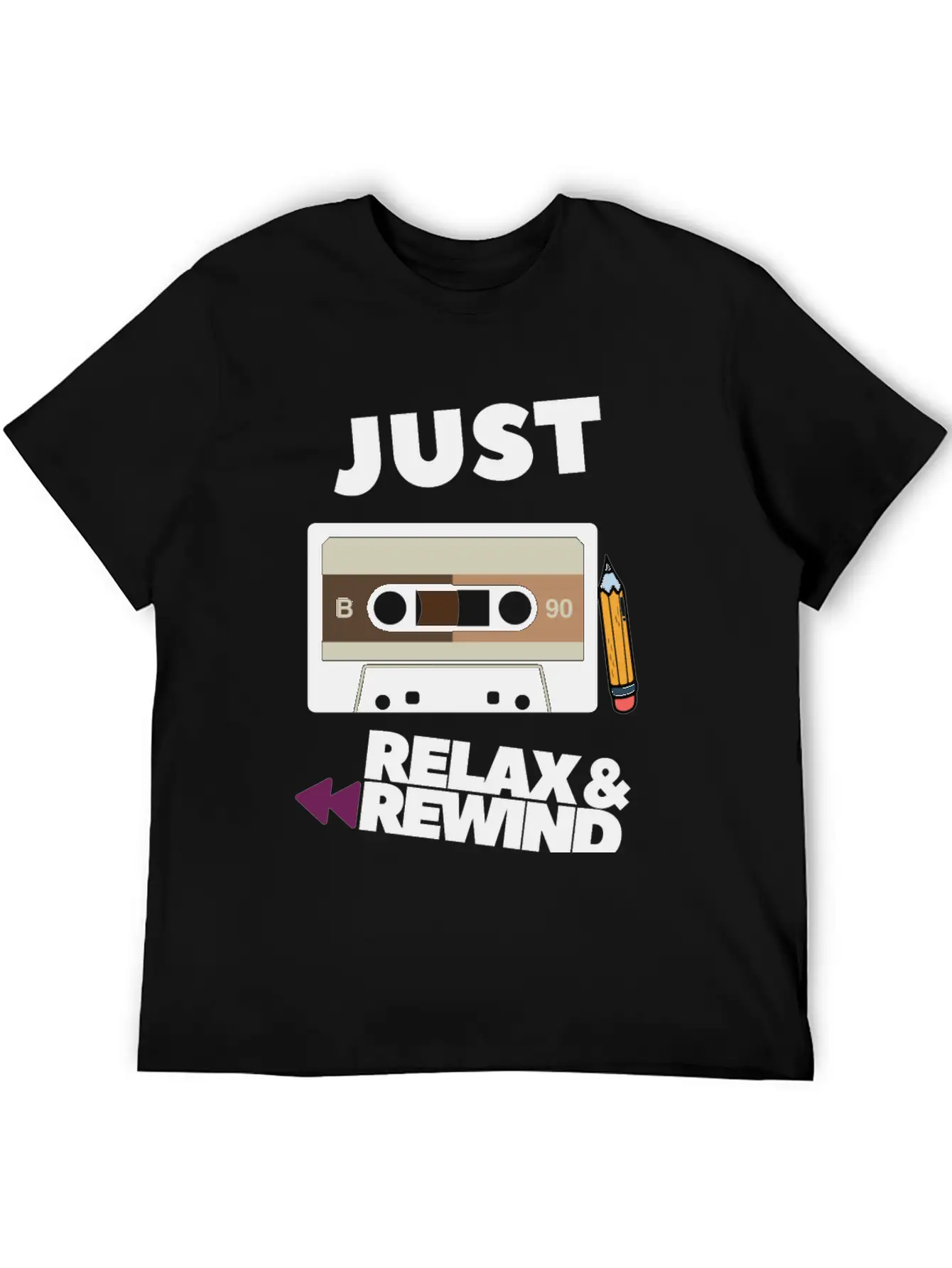 Just Relax And Rewind Stylish Everyday T-Shirt – Unisex Basic Cotton Tee