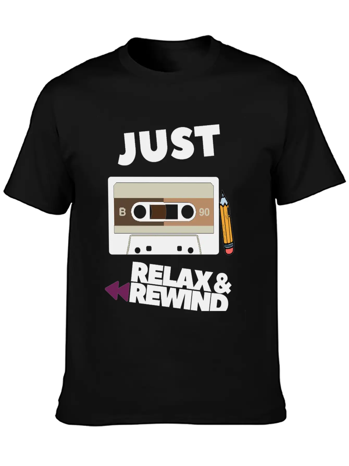 Just Relax And Rewind Stylish Everyday T-Shirt – Unisex Basic Cotton Tee