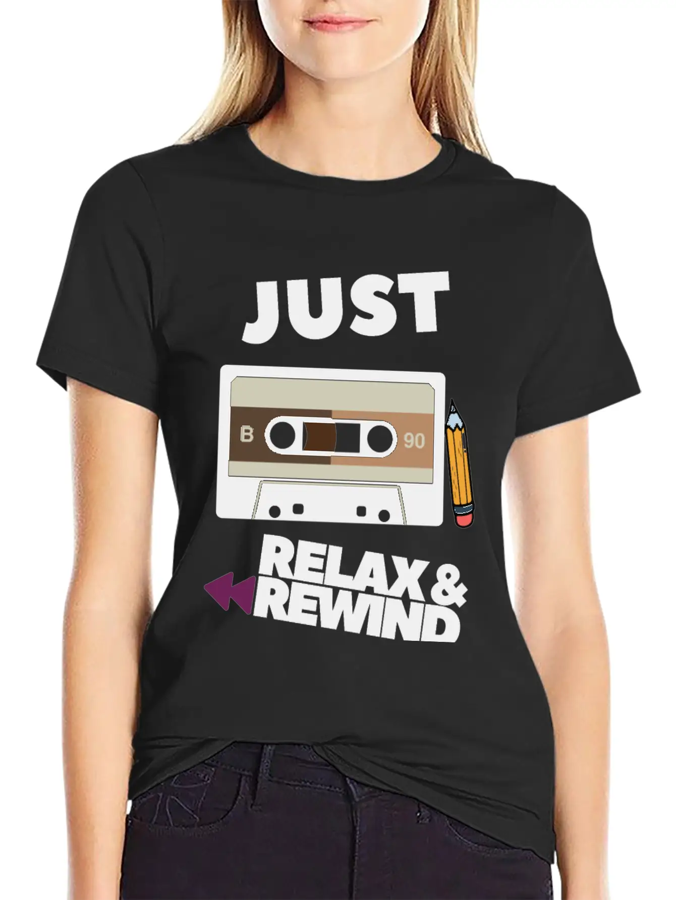 Just Relax And Rewind Stylish Everyday T-Shirt – Unisex Basic Cotton Tee
