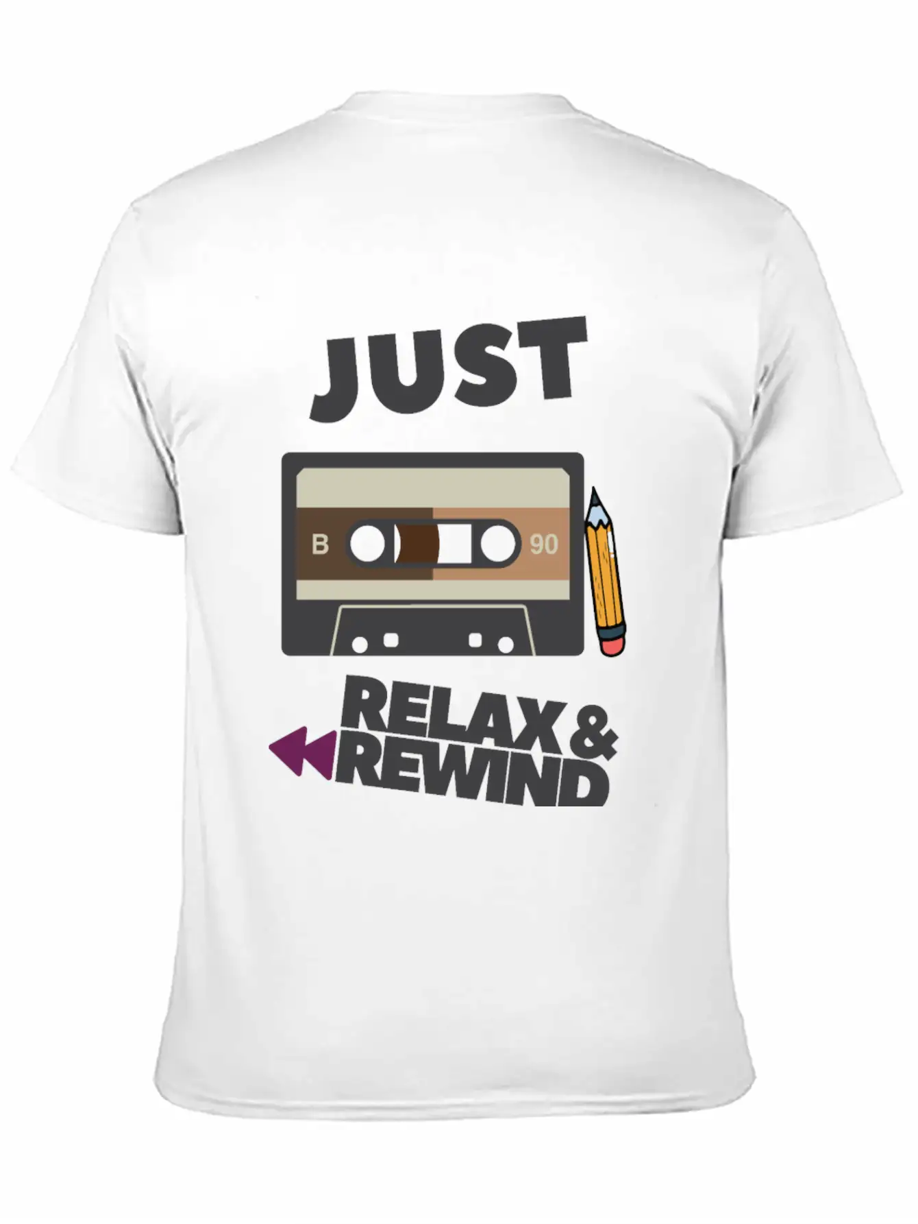 Just Relax And Rewind Stylish Everyday T-Shirt – Unisex Basic Cotton Tee