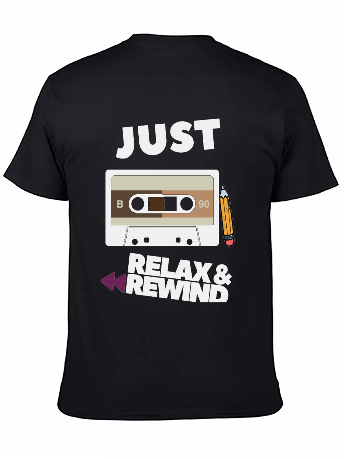 Just Relax And Rewind Stylish Everyday T-Shirt – Unisex Basic Cotton Tee