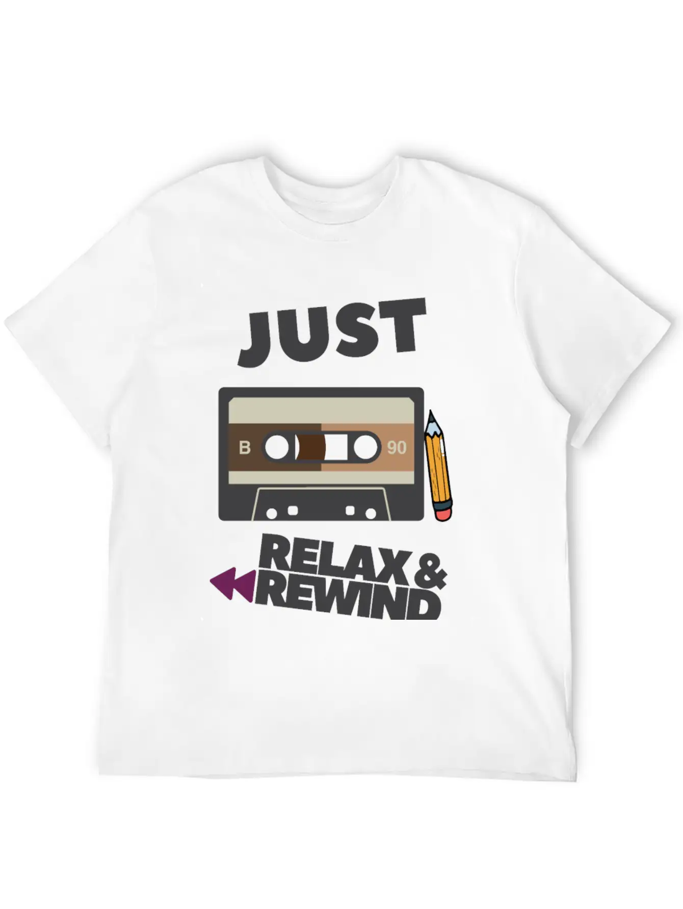 Just Relax And Rewind Stylish Everyday T-Shirt – Unisex Basic Cotton Tee