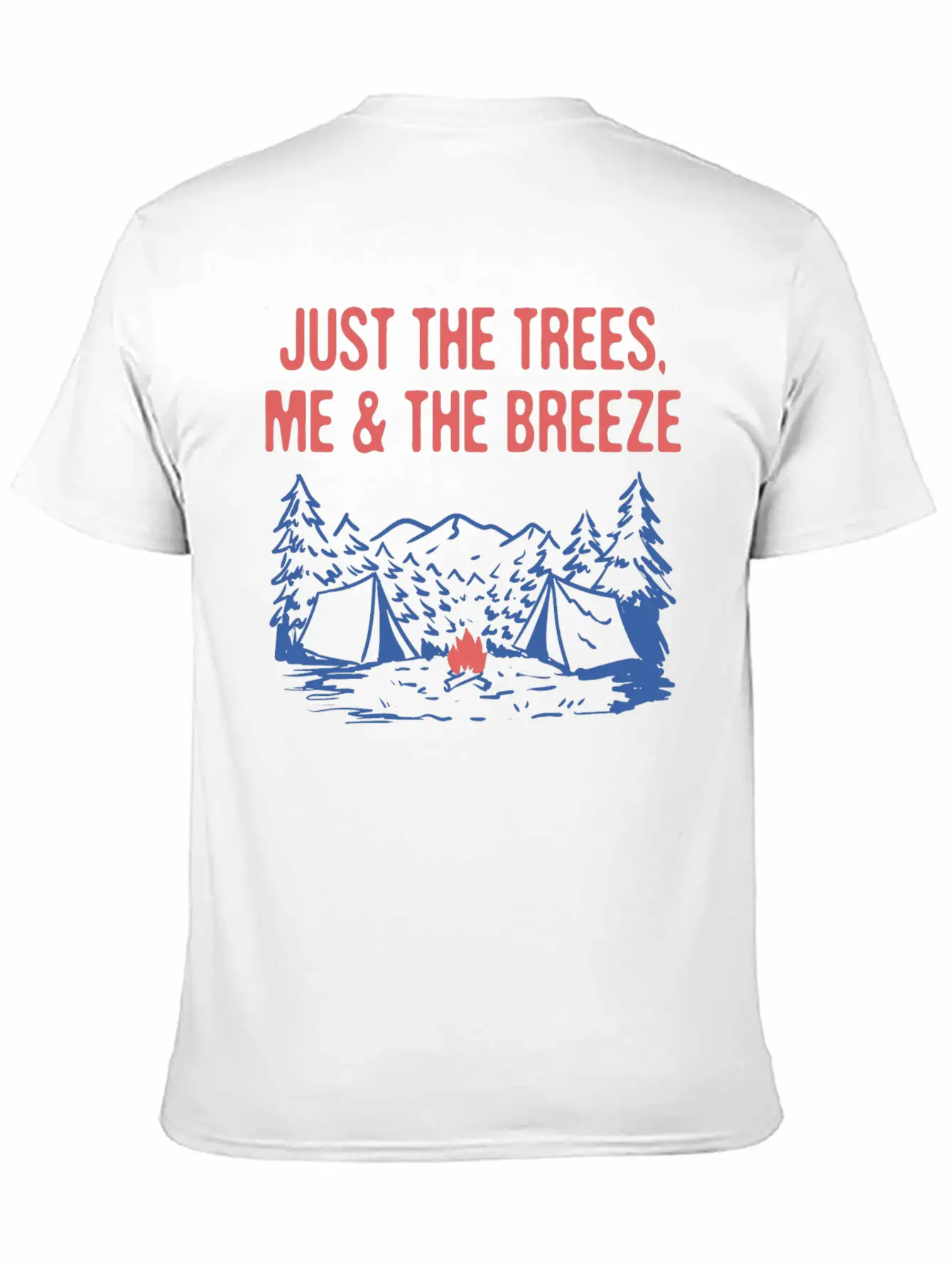 Just The Trees Me & The Breeze Camping Introvert Timeless Short Sleeve Tee – Comfy And Minimalist Design