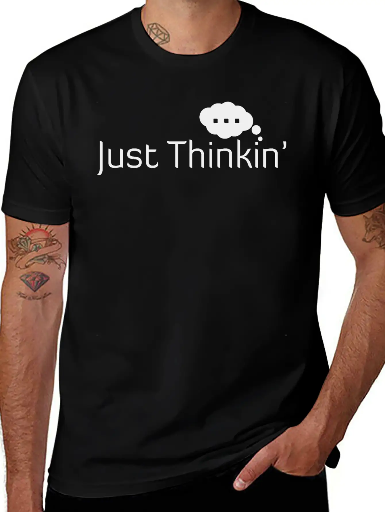 Just Thinkin' Stylish Everyday T-Shirt – Unisex Basic Cotton Tee