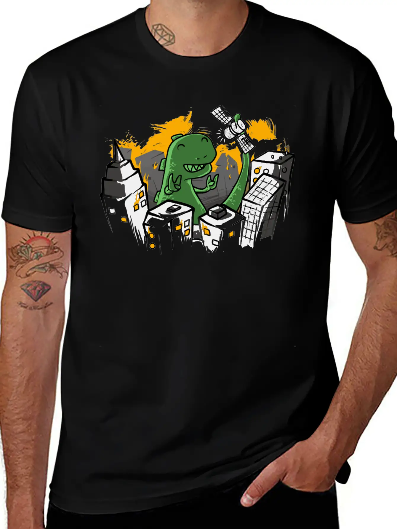 Justkaijuthings Stylish Everyday T-Shirt – Unisex Basic Cotton Tee