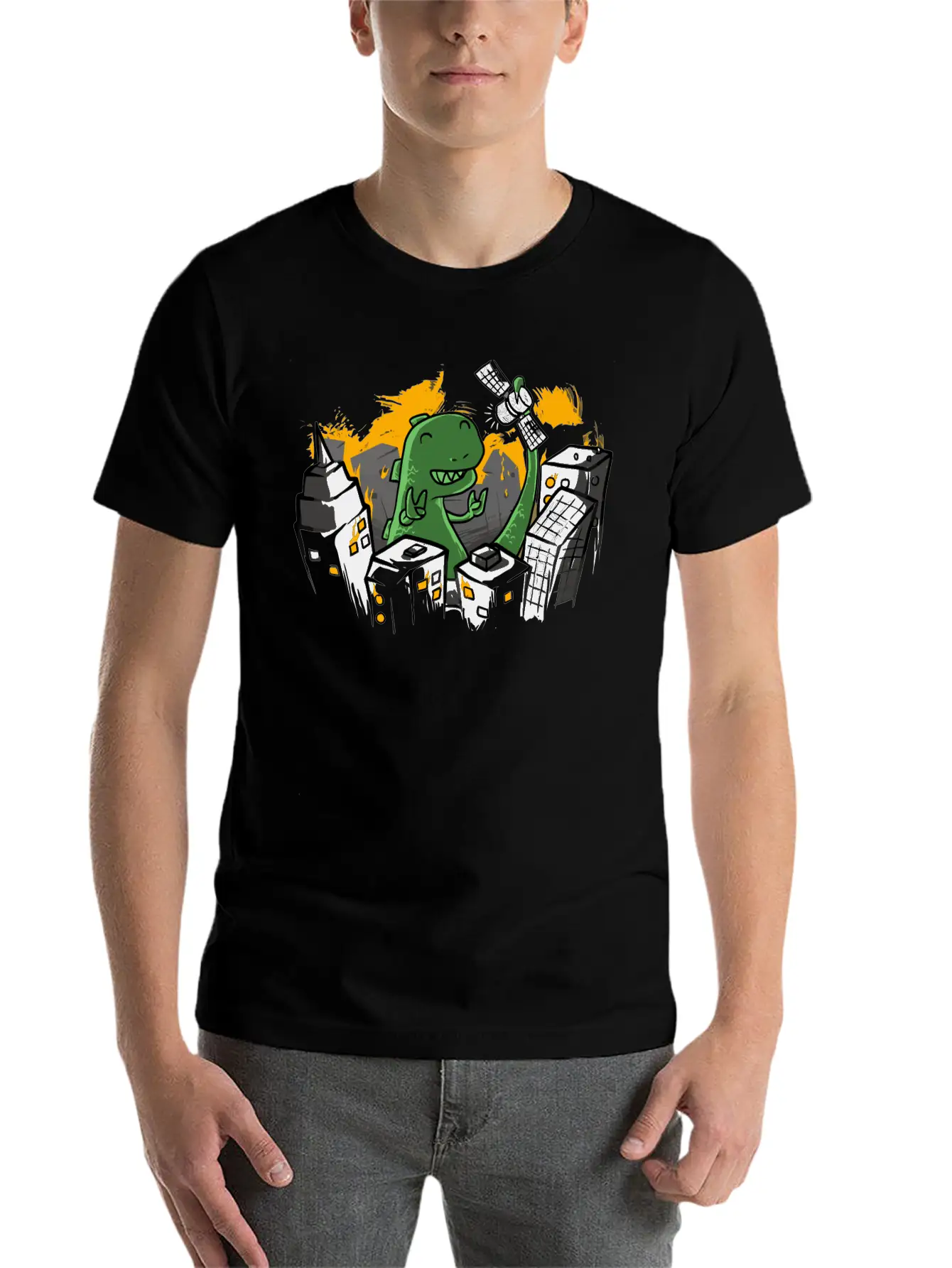 Justkaijuthings Stylish Everyday T-Shirt – Unisex Basic Cotton Tee