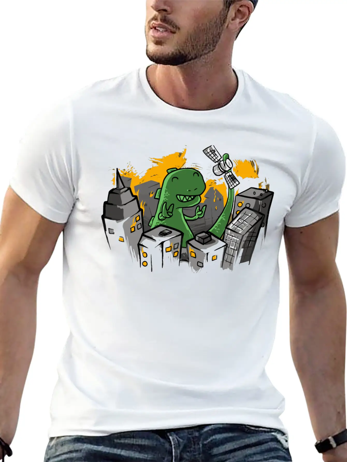 Justkaijuthings Stylish Everyday T-Shirt – Unisex Basic Cotton Tee