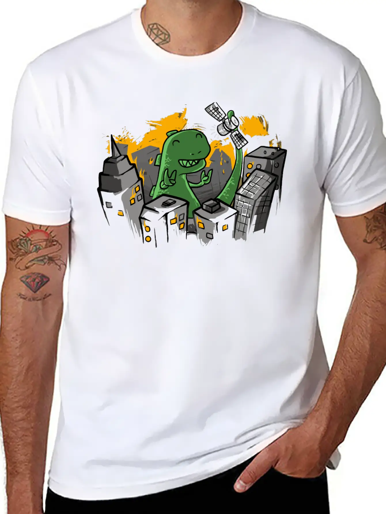 Justkaijuthings Stylish Everyday T-Shirt – Unisex Basic Cotton Tee