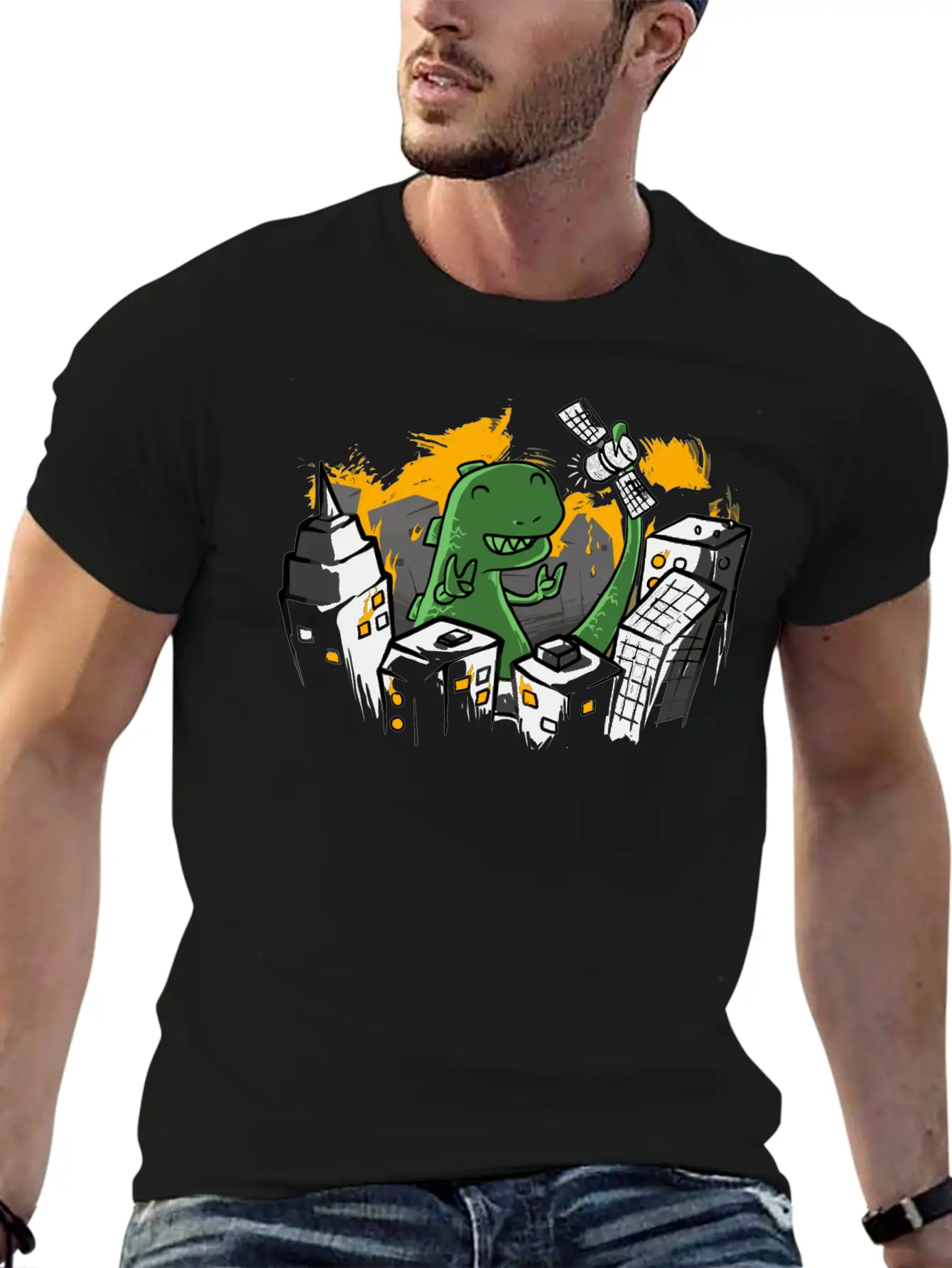 Justkaijuthings Stylish Everyday T-Shirt – Unisex Basic Cotton Tee