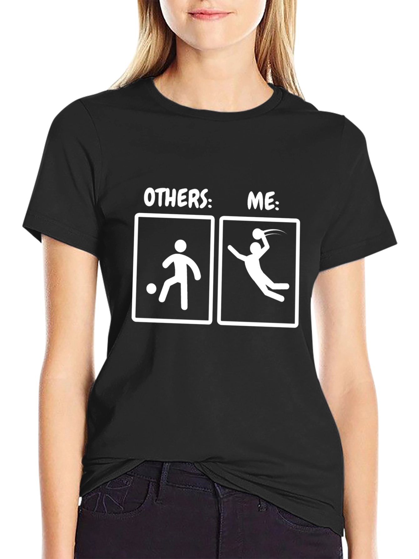 Handball vs Soccer Graphic Tee