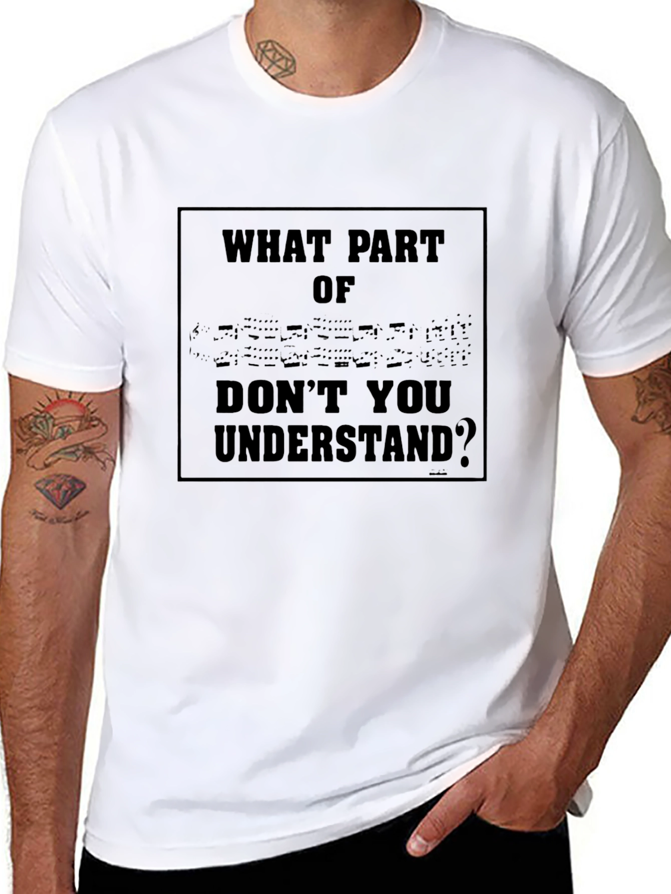 Funny Sarcastic What Part Of Graphic T-Shirt