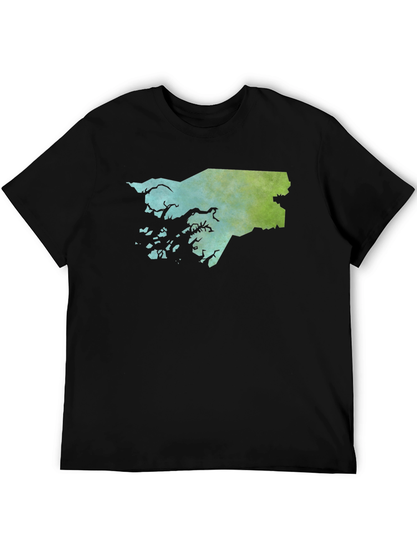 Guinea-Bissau Map T-Shirt - Coastal Islands Silhouette Tee