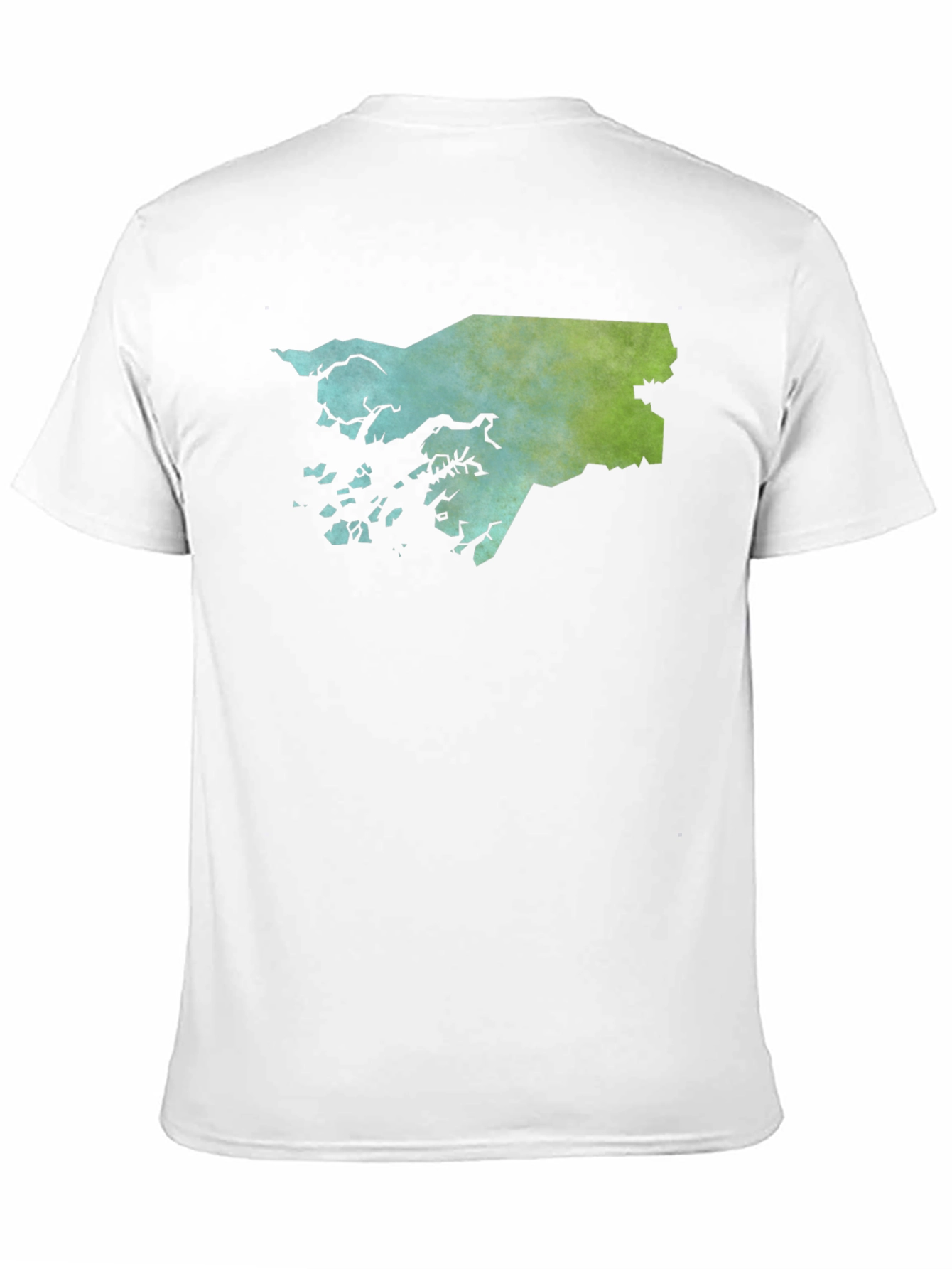 Guinea-Bissau Map T-Shirt - Coastal Islands Silhouette Tee