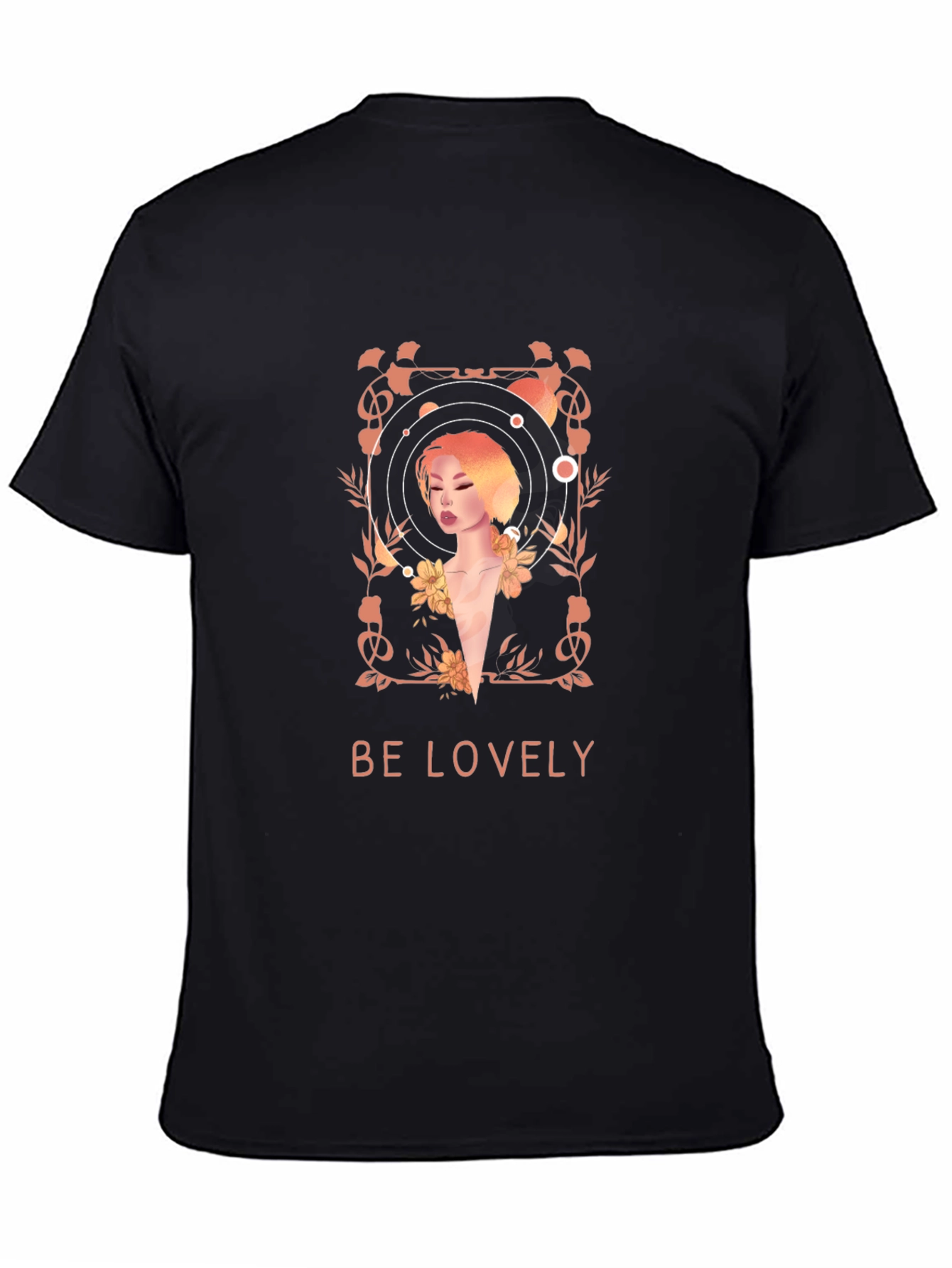 Be Lovely Graphic T-Shirt - Black