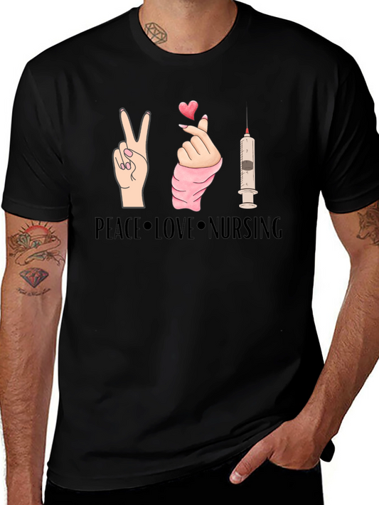 Peace Love Nursing T-Shirt
