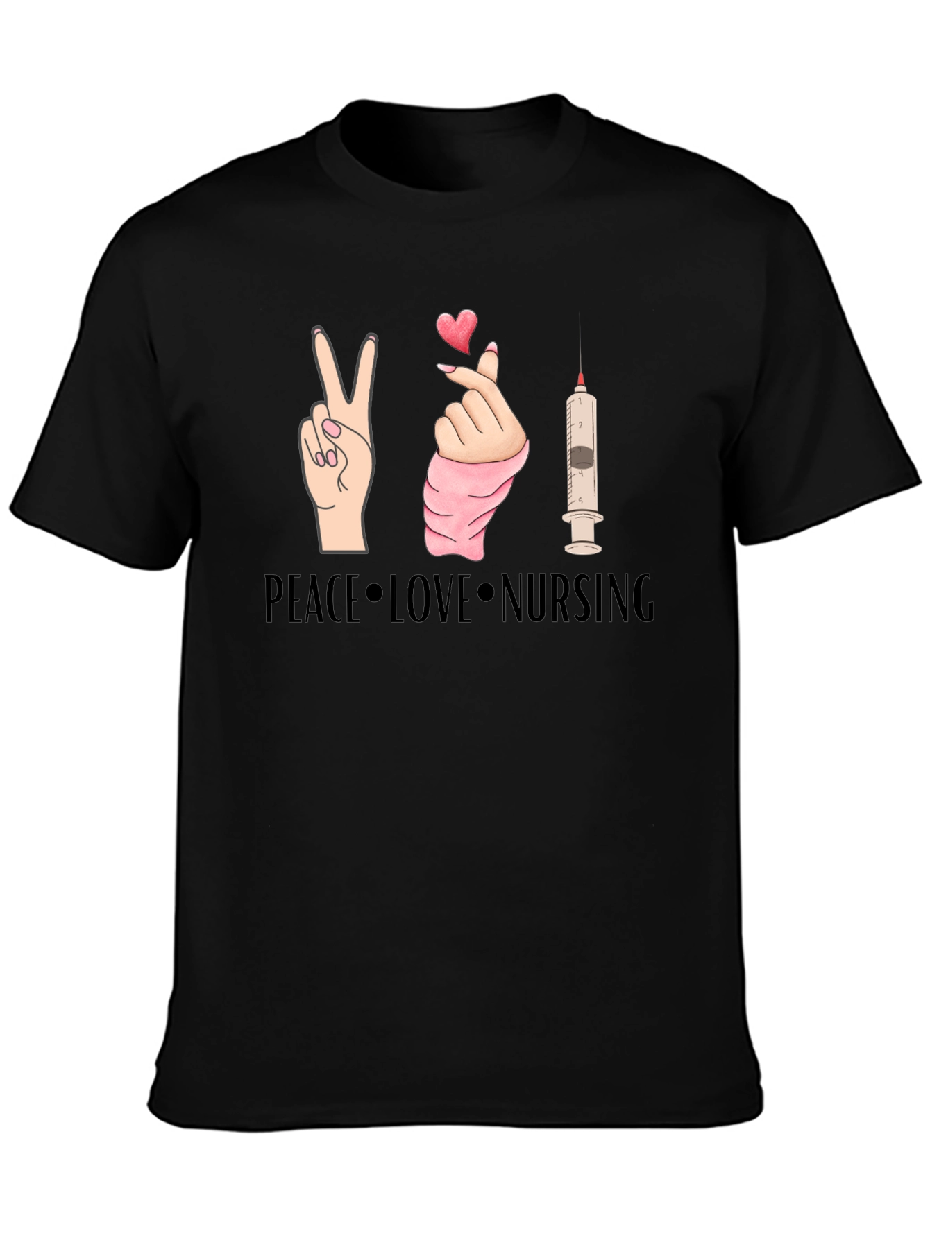 Peace Love Nursing T-Shirt