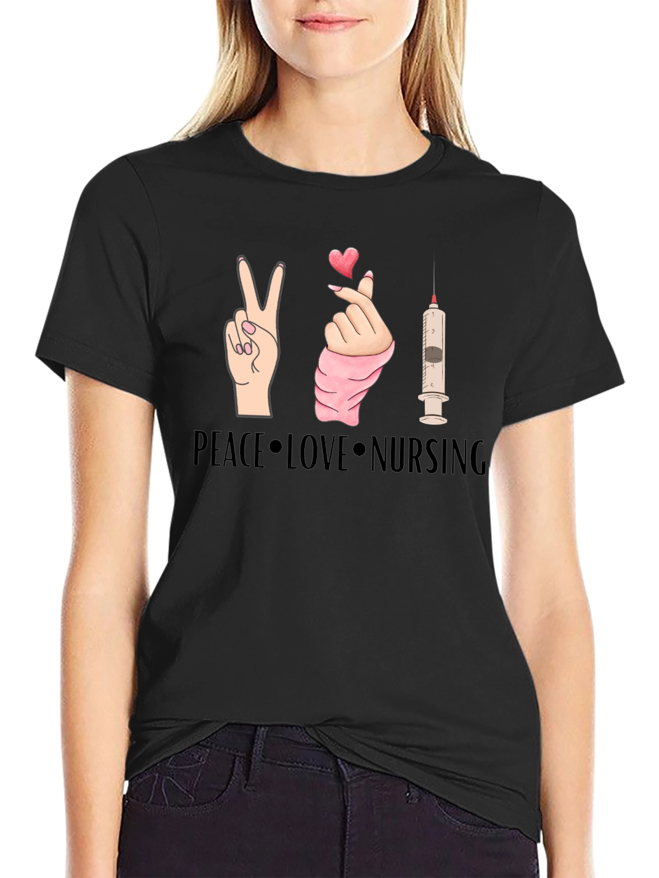 Peace Love Nursing T-Shirt