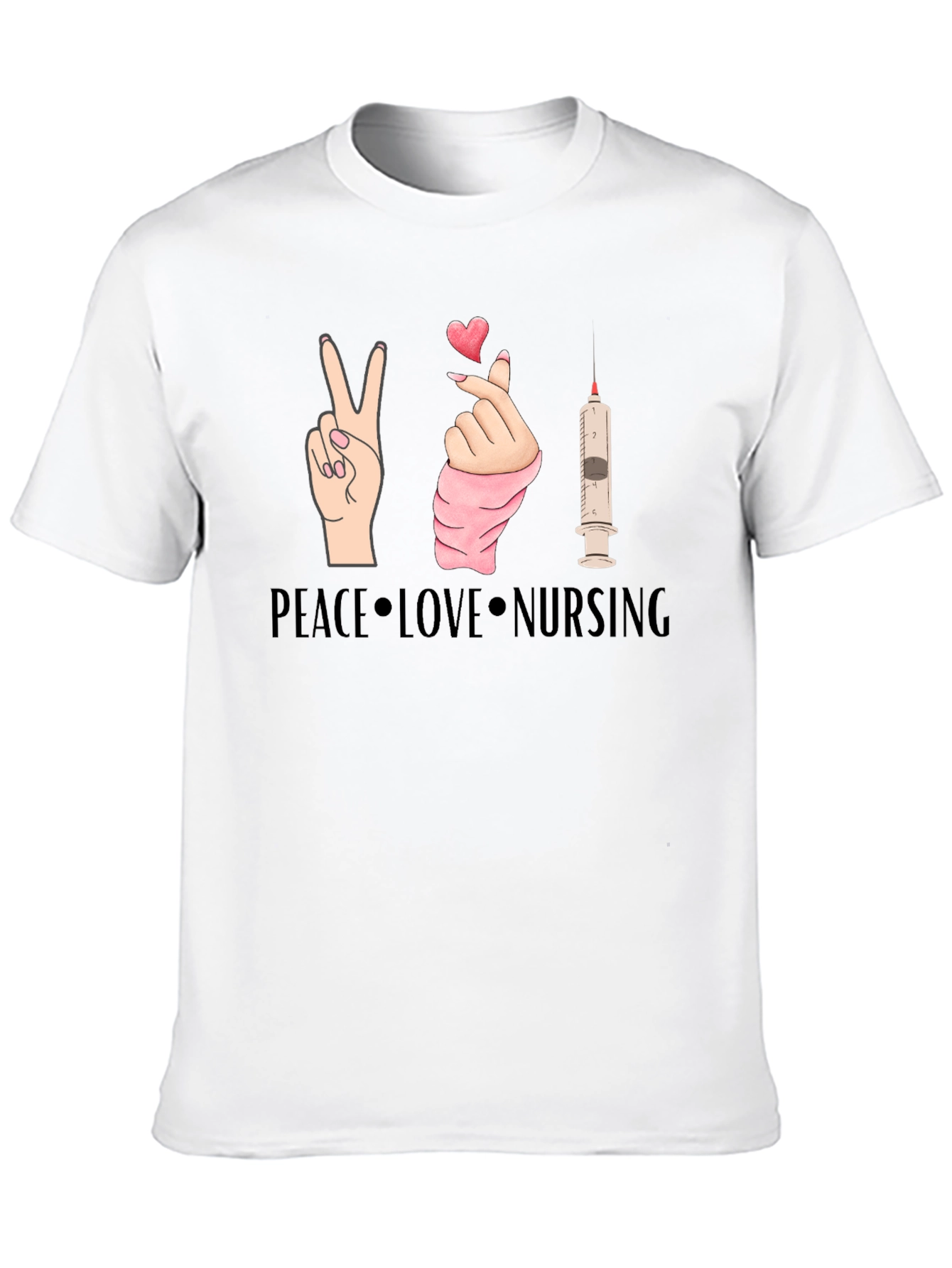 Peace Love Nursing T-Shirt