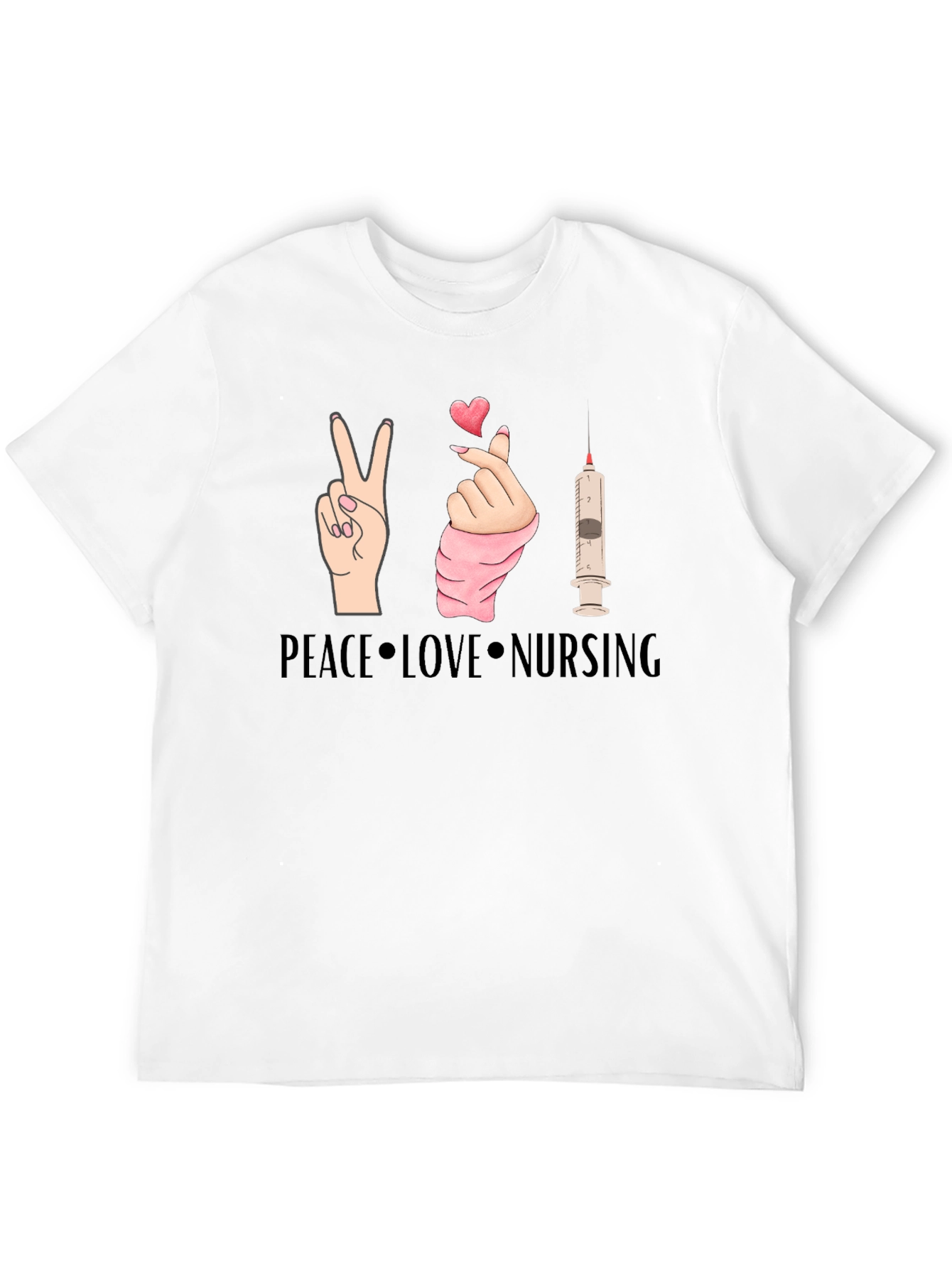 Peace Love Nursing T-Shirt